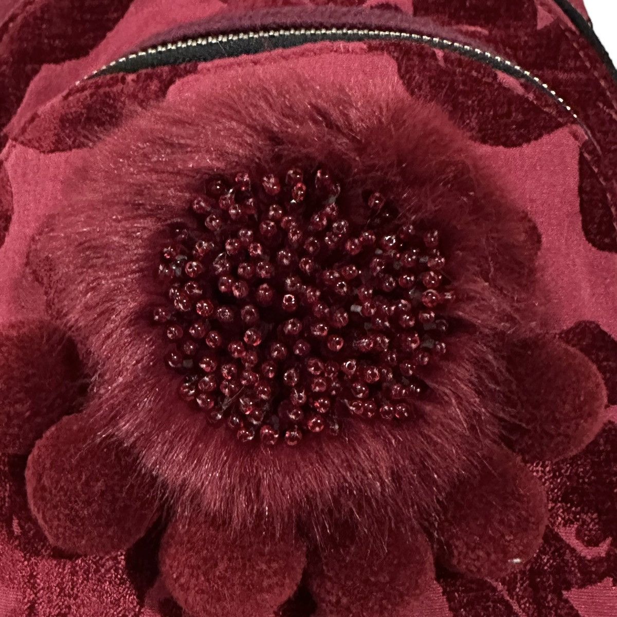 Marc Jacobs Grailed🔥MARC JACOBS Mini Damask Double Zip Velvet Backpack Size ONE SIZE - 7 Thumbnail