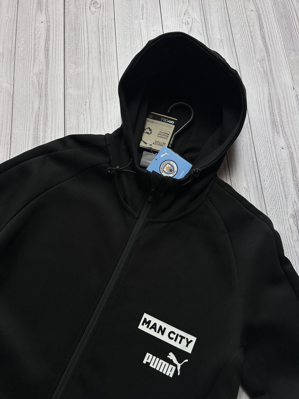 Puma Puma x Manchester City soccer zip hoodie black drill tech M Size US M / EU 48-50 / 2 - 4 Thumbnail