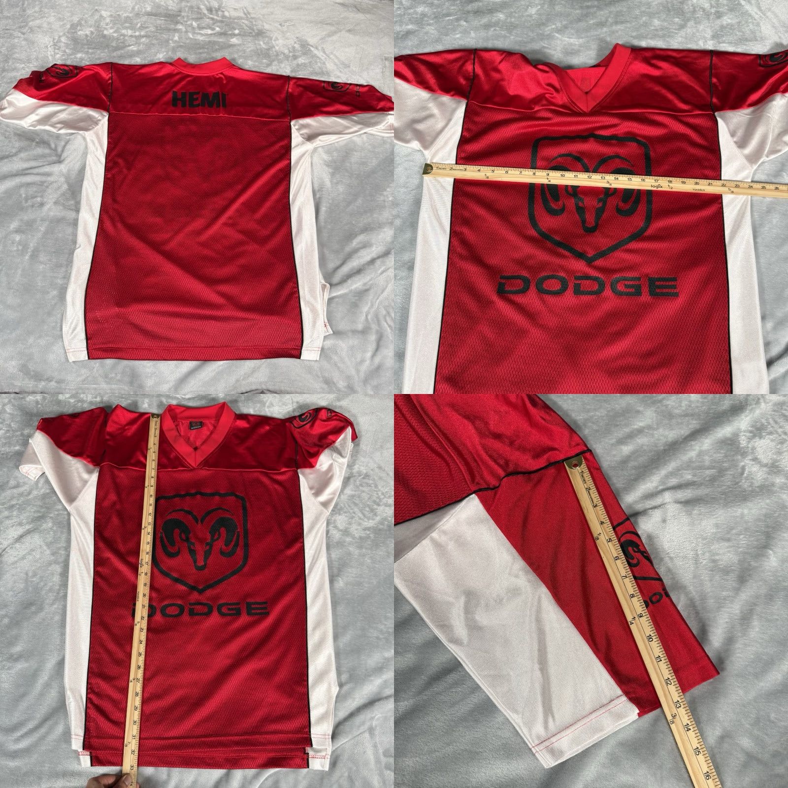 Vintage VINTAGE Dodge Hemi Football Jersey Mens L Shirt Oversized Graphic Print Red 2004 Y2K Football Mens L Size US L / EU 52-54 / 3 - 8 Thumbnail