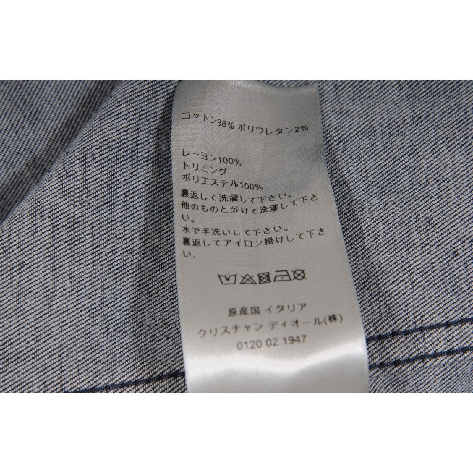 Dior Button Down Embroidered Logo Shirt IT 39 Velour Size US M / EU 48-50 / 2 - 11 Thumbnail