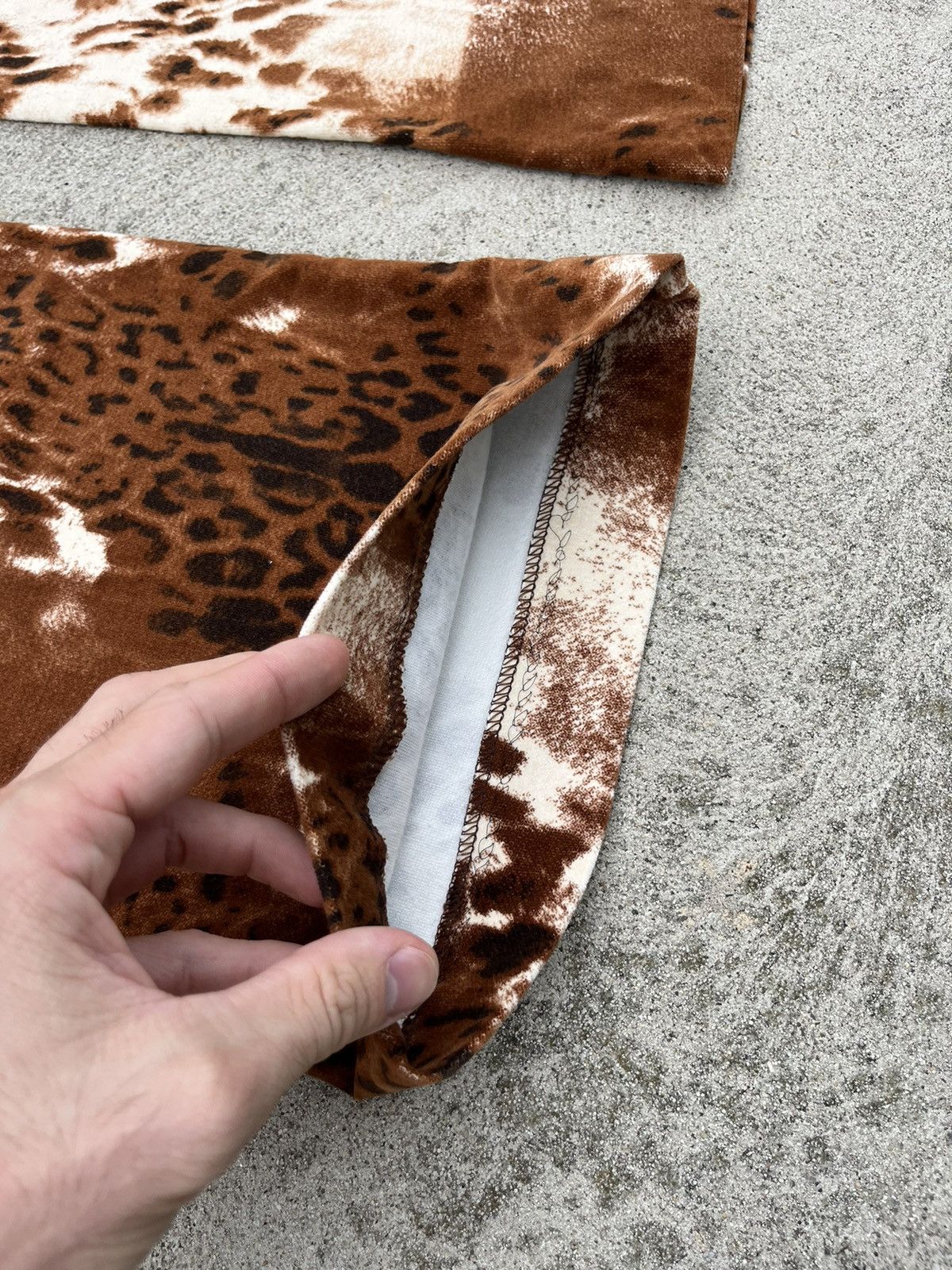 If Six Was Nine × Vintage Rare Vintage 90’s Lea Rome Leopard Print Flared Pants Size 28" / US 6 / IT 42 - 4 Thumbnail