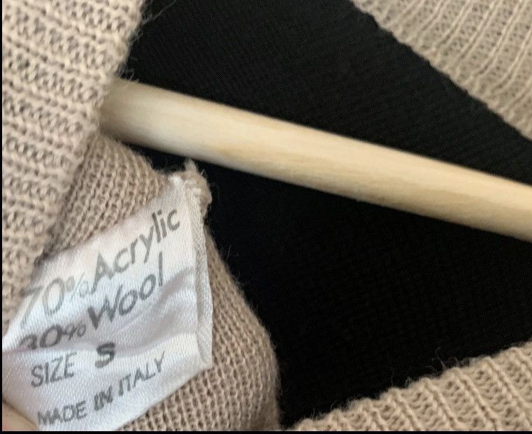 Gabicci Tan and brown vintage sweater knitwear Gabicci wool size S Size US S / EU 44-46 / 1 - 5 Thumbnail