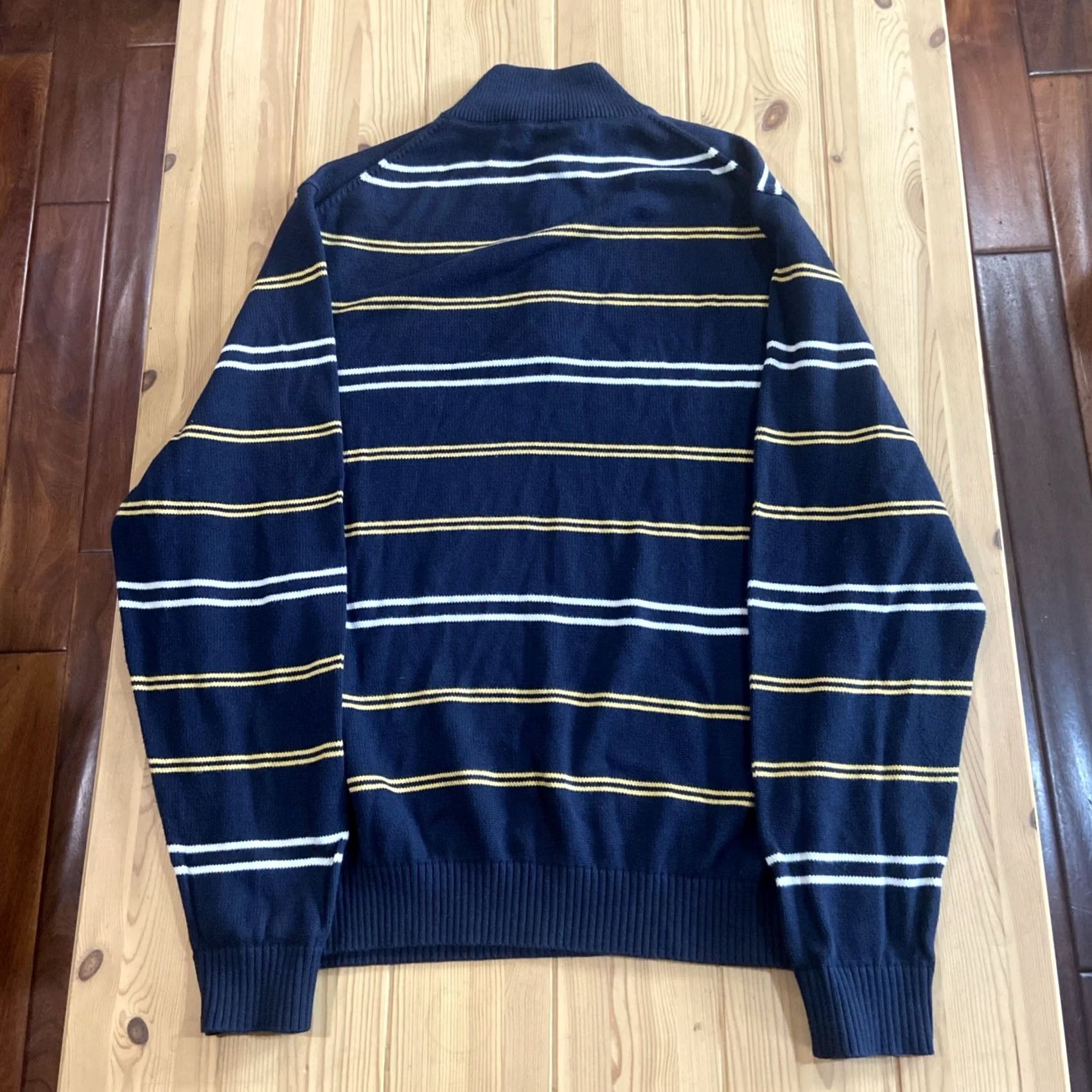 Brooks Brothers VINTAGE Brooks Brothers Country Club Sweater Mens L Blue Quarter Zip Golf Size US L / EU 52-54 / 3 - 5 Thumbnail