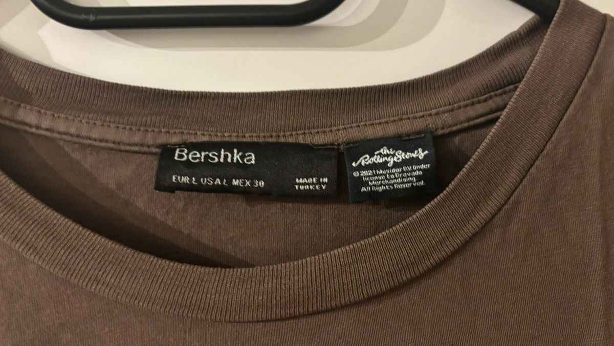 Bershka Braun T-Shirt Size S / US 4 / IT 40 - 2 Thumbnail