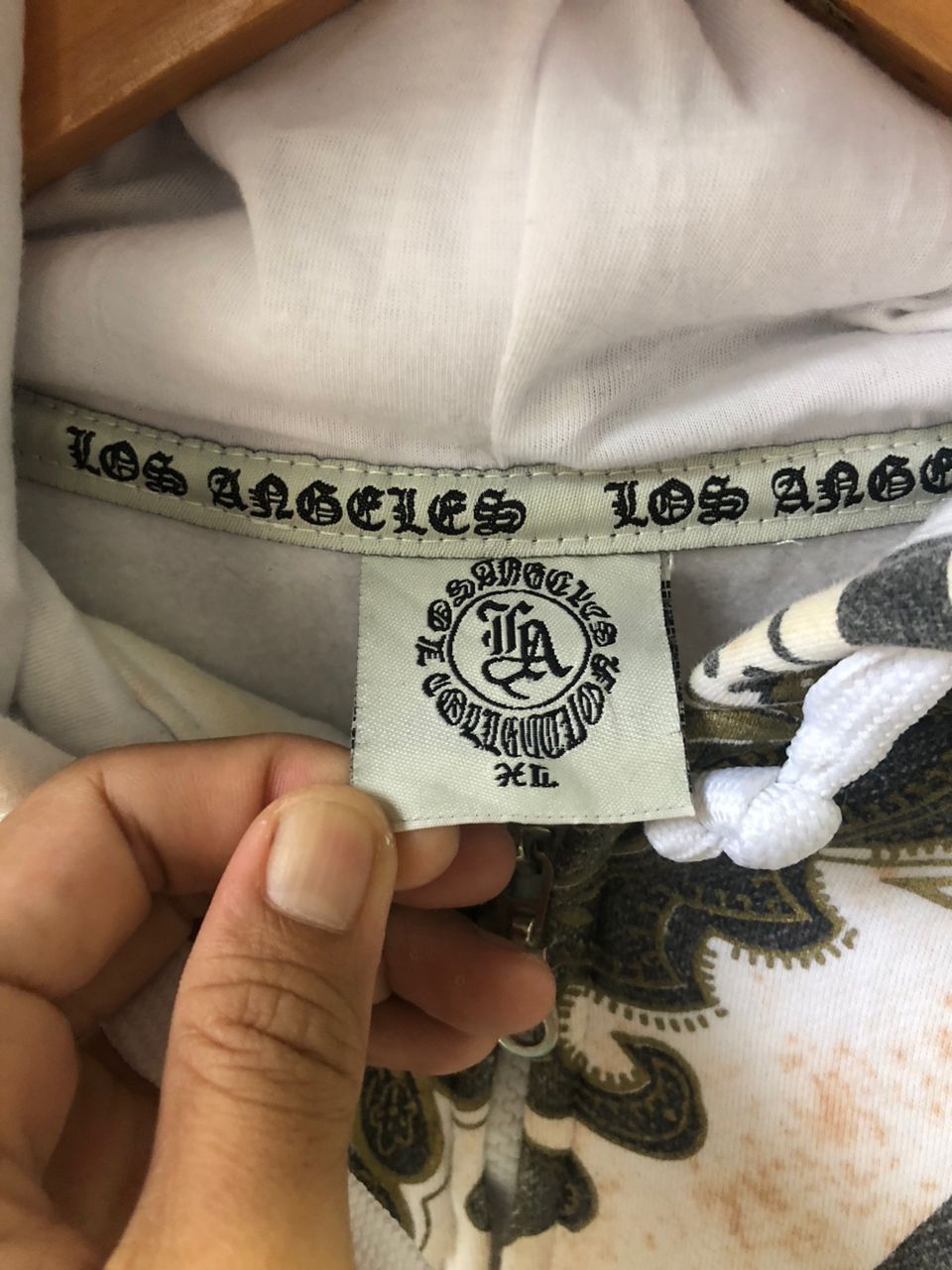 Other LA paisley zipper hoodie Size US XL / EU 56 / 4 - 6 Thumbnail