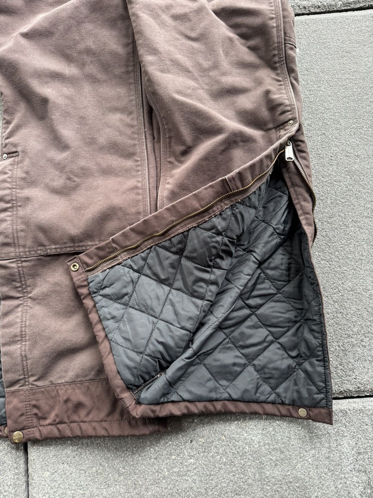 Carhartt CRAZY CARHARTT BRN INSULATED OVERALLS Size US 34 / EU 50 - 6 Thumbnail