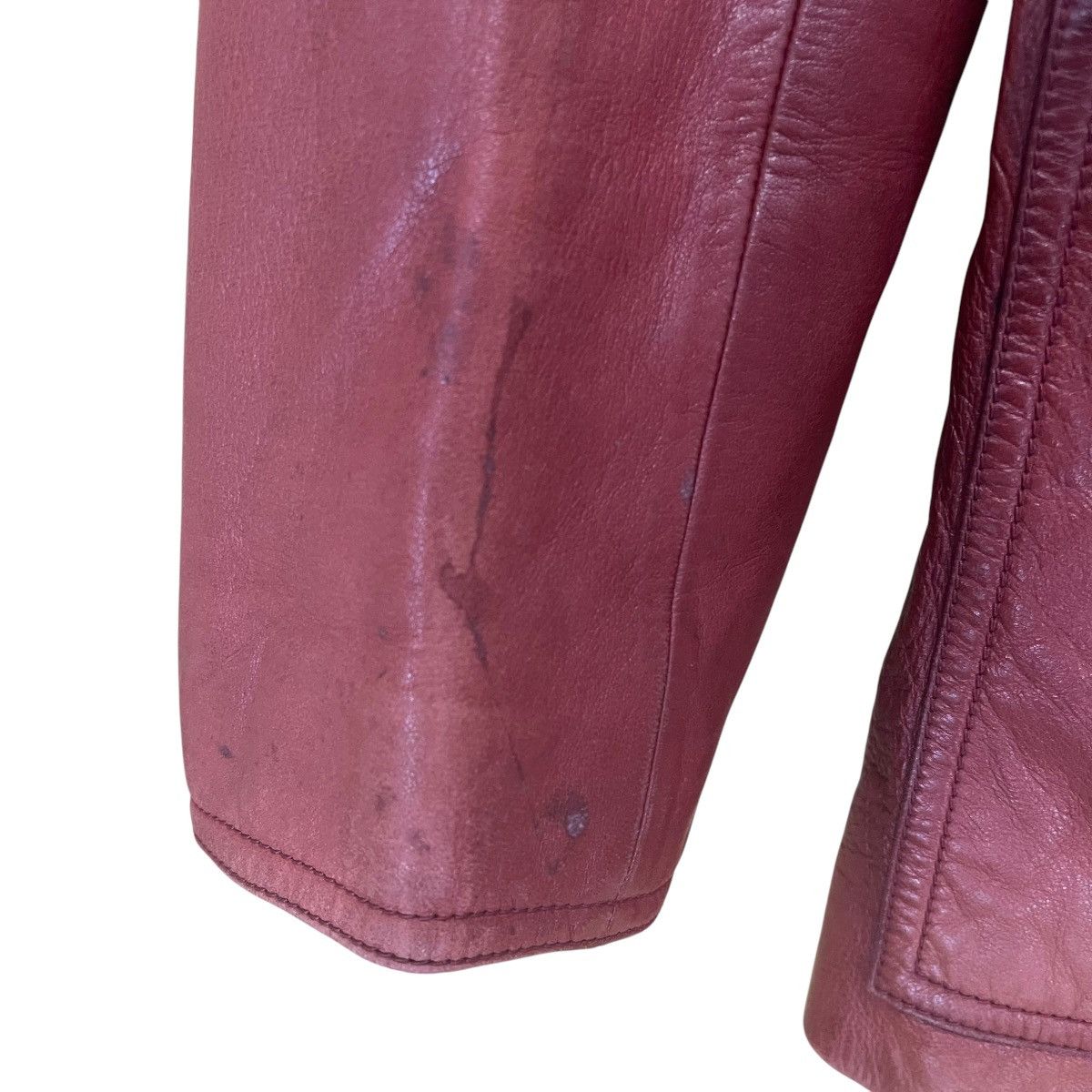 Gucci Vintage 80s Gucci Leather Jacket Made In Italy Size Small Size US S / EU 44-46 / 1 - 7 Thumbnail