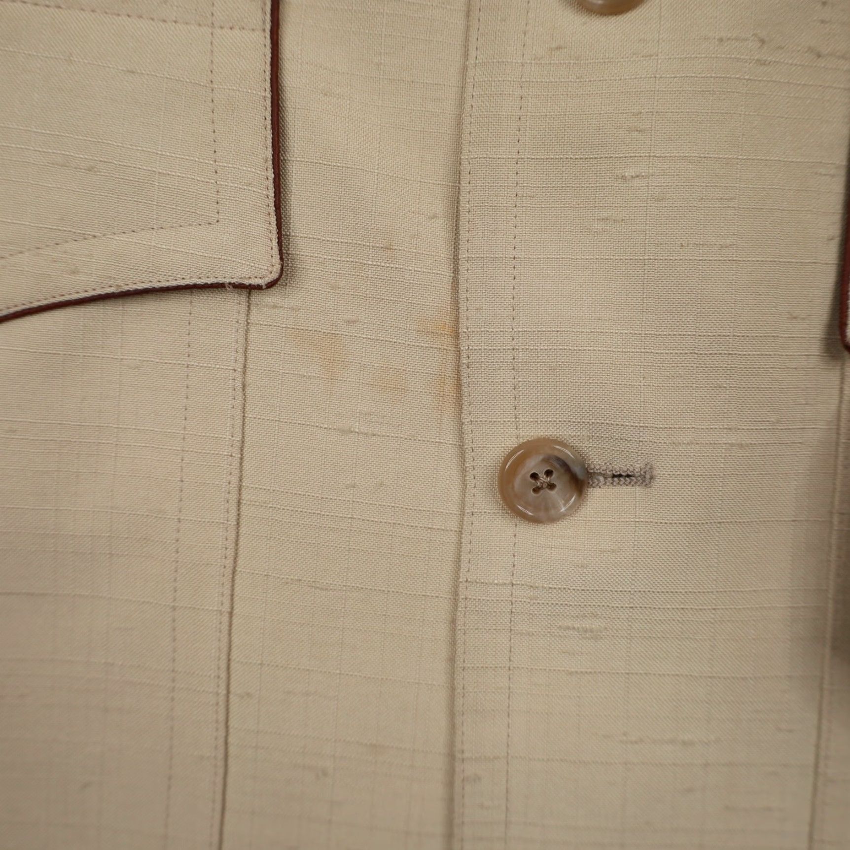 Vintage VINTAGE Soundings by Sinsheimer Large Polyester Western Sport Coat Cream Coat Mens L Sport Size US L / EU 52-54 / 3 - 4 Thumbnail
