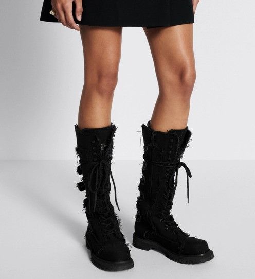 Dior o1w1db11125 KCT007 Diorebel Boots in Black Size US 8 / IT 38 - 5 Thumbnail