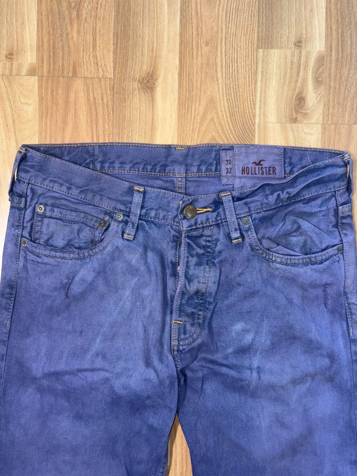 Hollister streetwear hollister low rise bootcut faded jeans Size US 32 / EU 48 - 3 Thumbnail