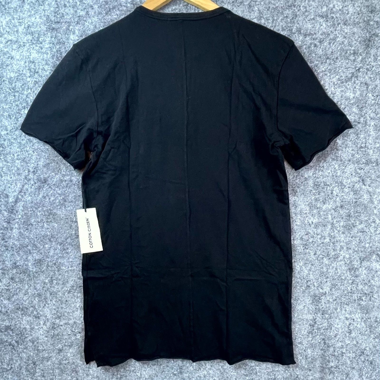 COTTONCITIZEN Cotton Citizen Jagger T-Shirt Men Small Jet Black Crew Neck Size US S / EU 44-46 / 1 - 2 Thumbnail