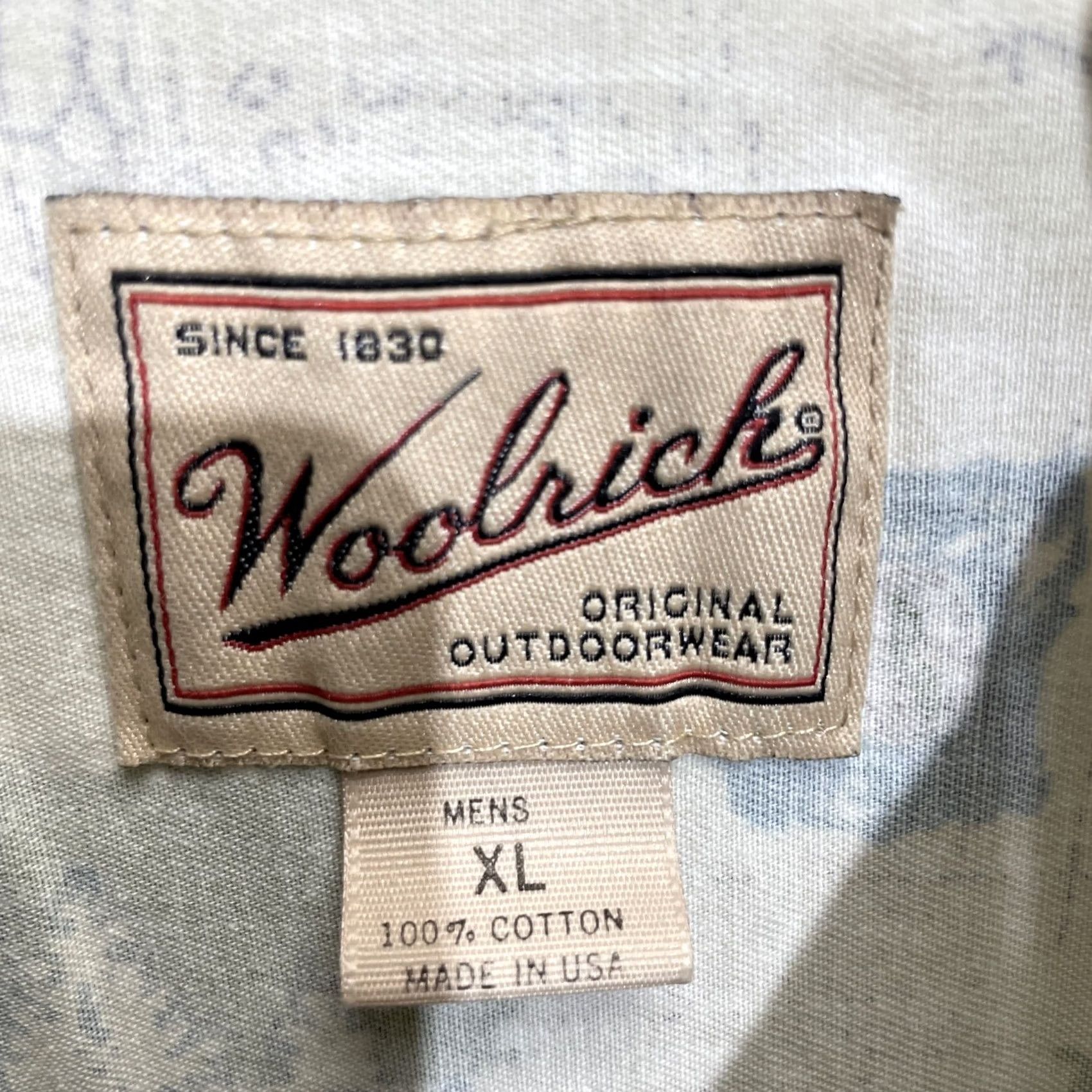 Vintage VINTAGE Woolrich Button-Down Shirt Mens XL Hiking Camp Pocket Cotton Camping Shirt Size US XL / EU 56 / 4 - 2 Thumbnail