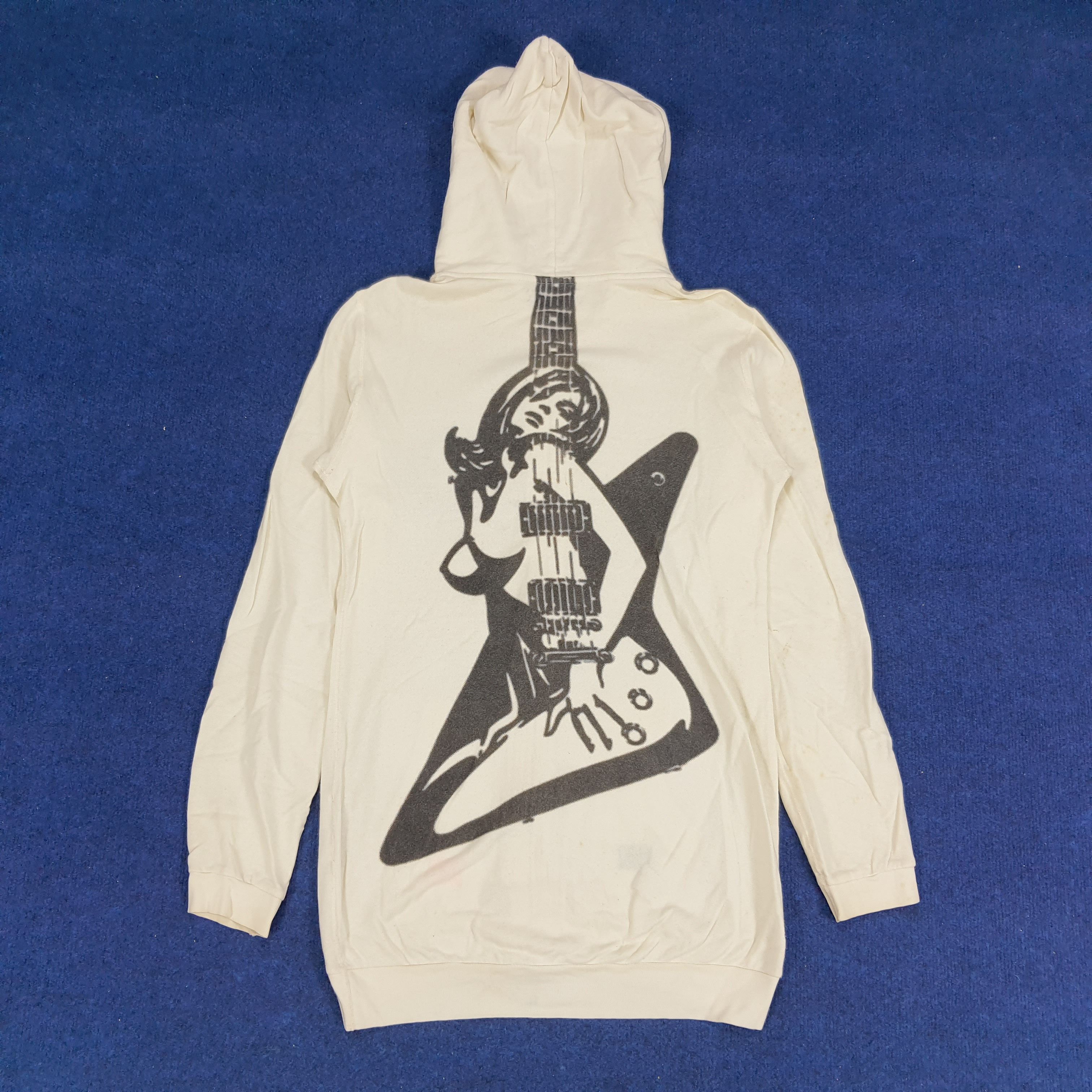 Vintage Hysteric Glamour Big Print Japan Brand Zipper Hoodie