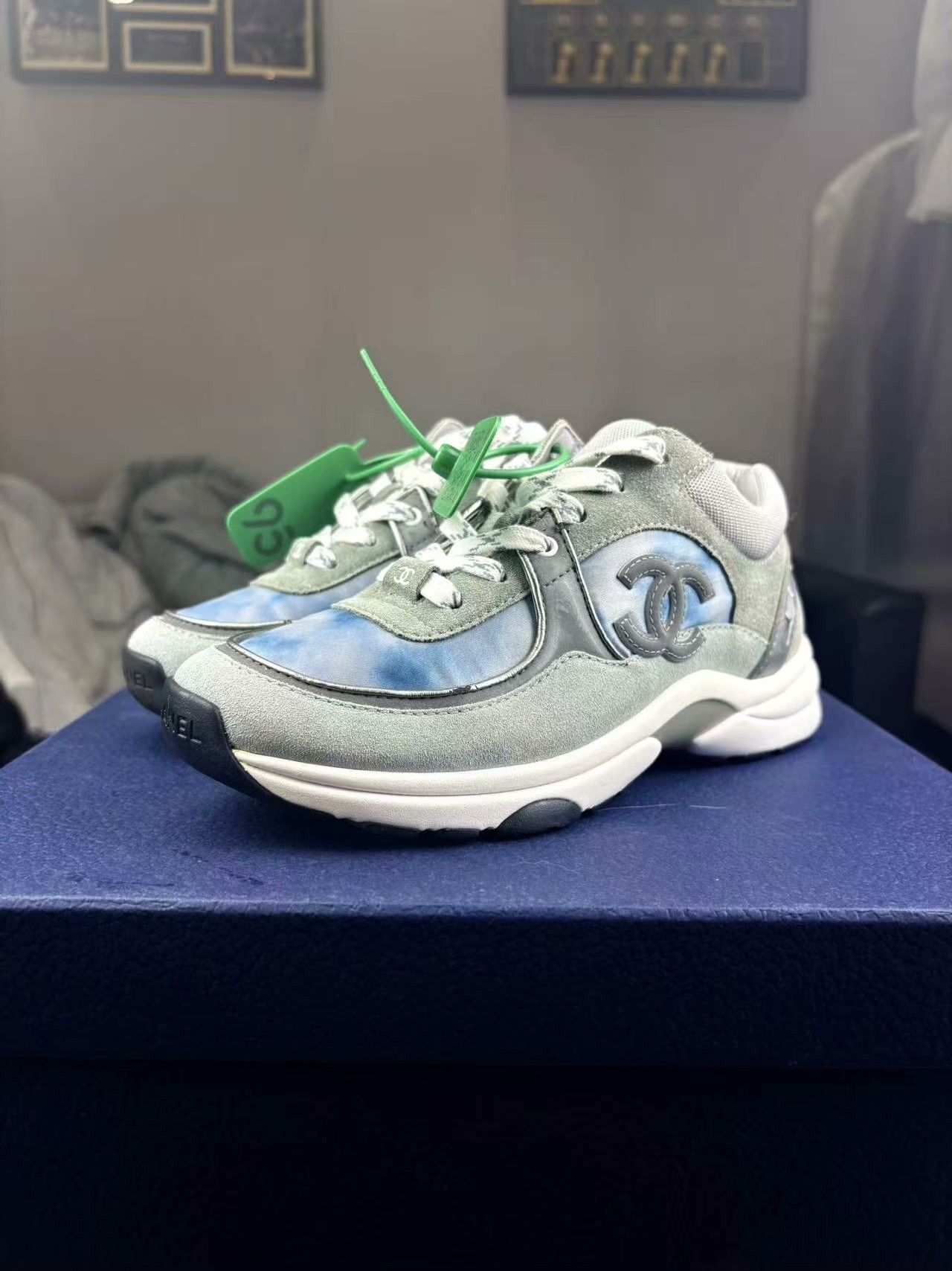 Chanel Chanel Running Silver Lowtop Sneakers 36 Men Size US 5 / EU 37 - 1 Thumbnail