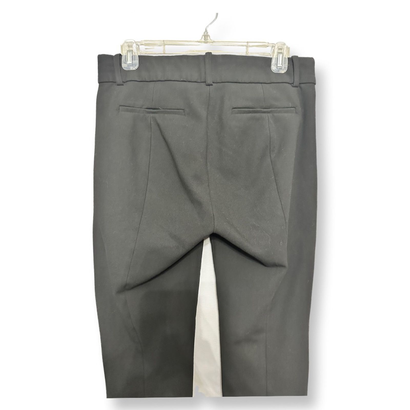 J.Crew J Crew Career Pants Black Flat Front Skinny Stretch Pockets6 Size 28" / US 6 / IT 42 - 5 Thumbnail