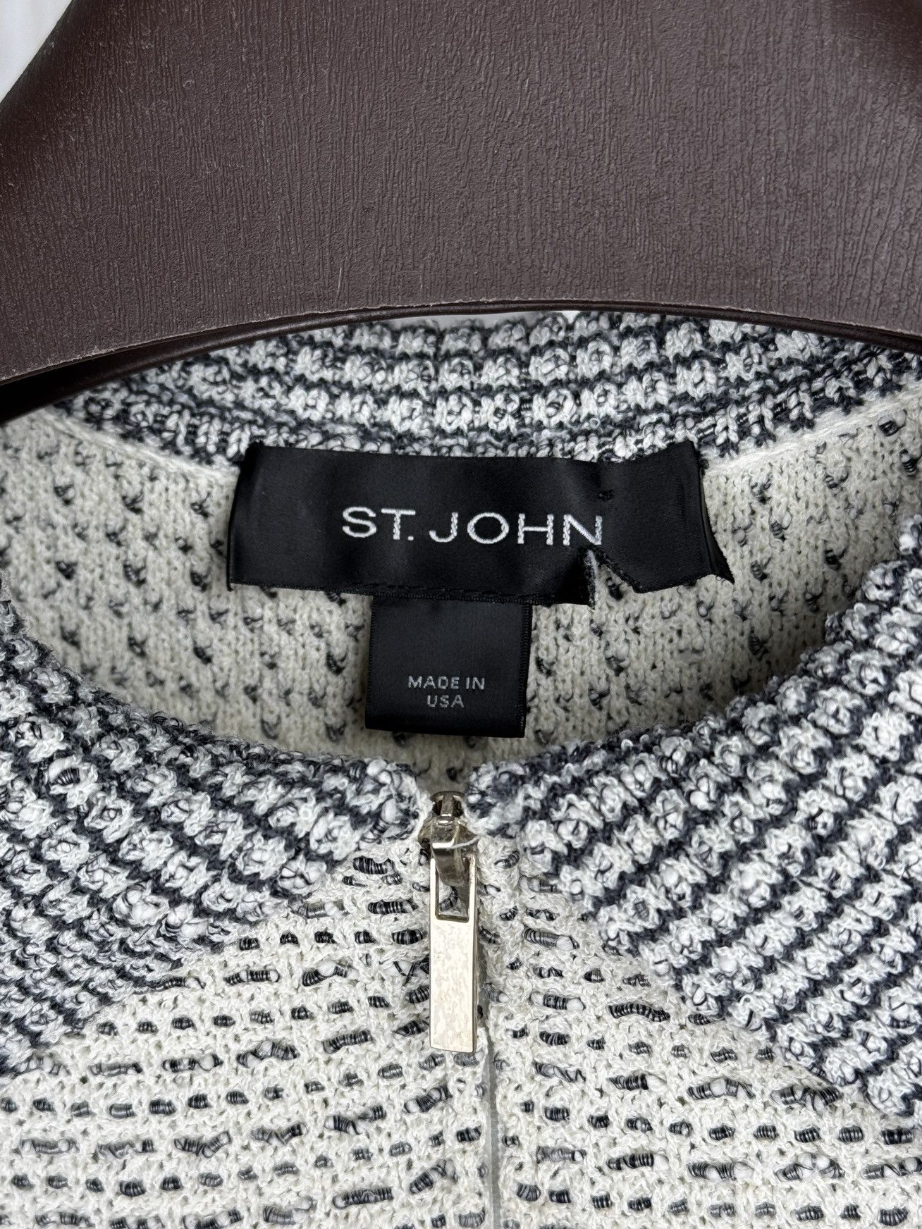 St. John St. John Old money style Tweed style blazer jacket Size S / US 4 / IT 40 - 9 Thumbnail