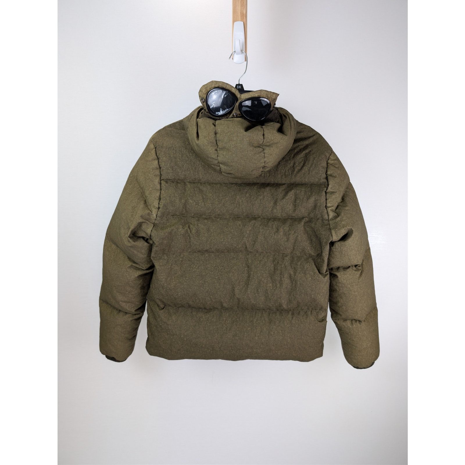 C.P. Company o1rshd1 Co-Ted Goggle down jacket in olive green Size US S / EU 44-46 / 1 - 12 Thumbnail