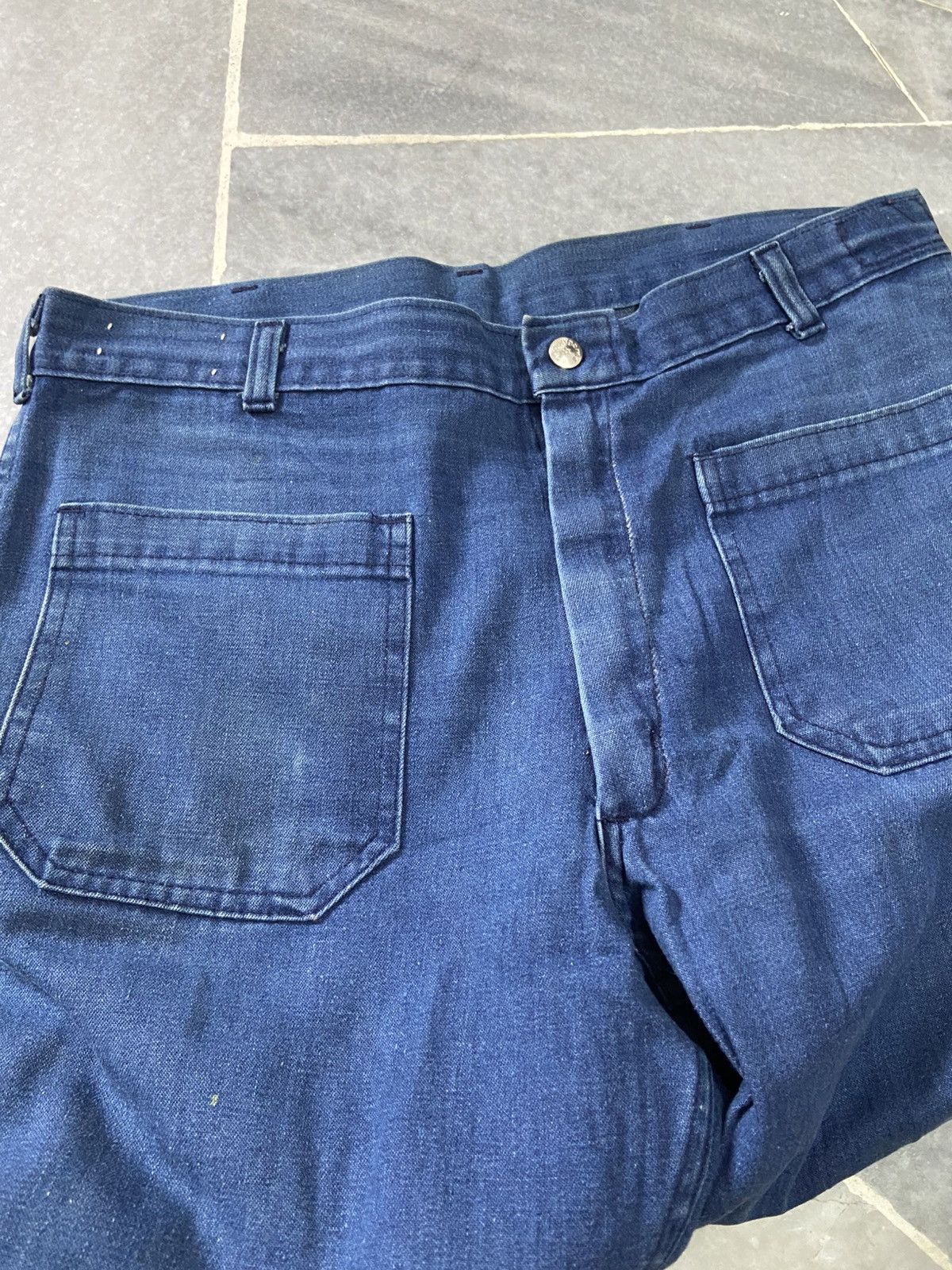 Naval Clothing Factory Vintage Navdungaree Navy Sailor Utility Pants Size US 33 - 9 Thumbnail