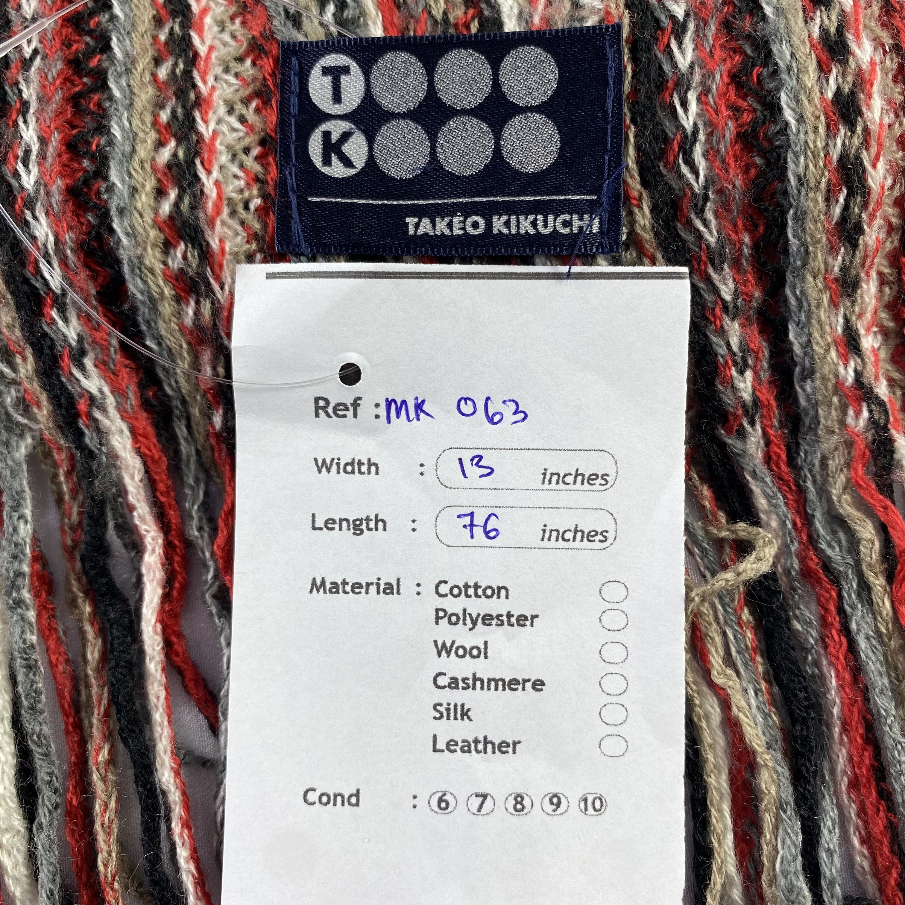 Takeo Kikuchi Takeo Kikuchi Scarf / Muffler / Neckwear Size ONE SIZE - 5 Thumbnail