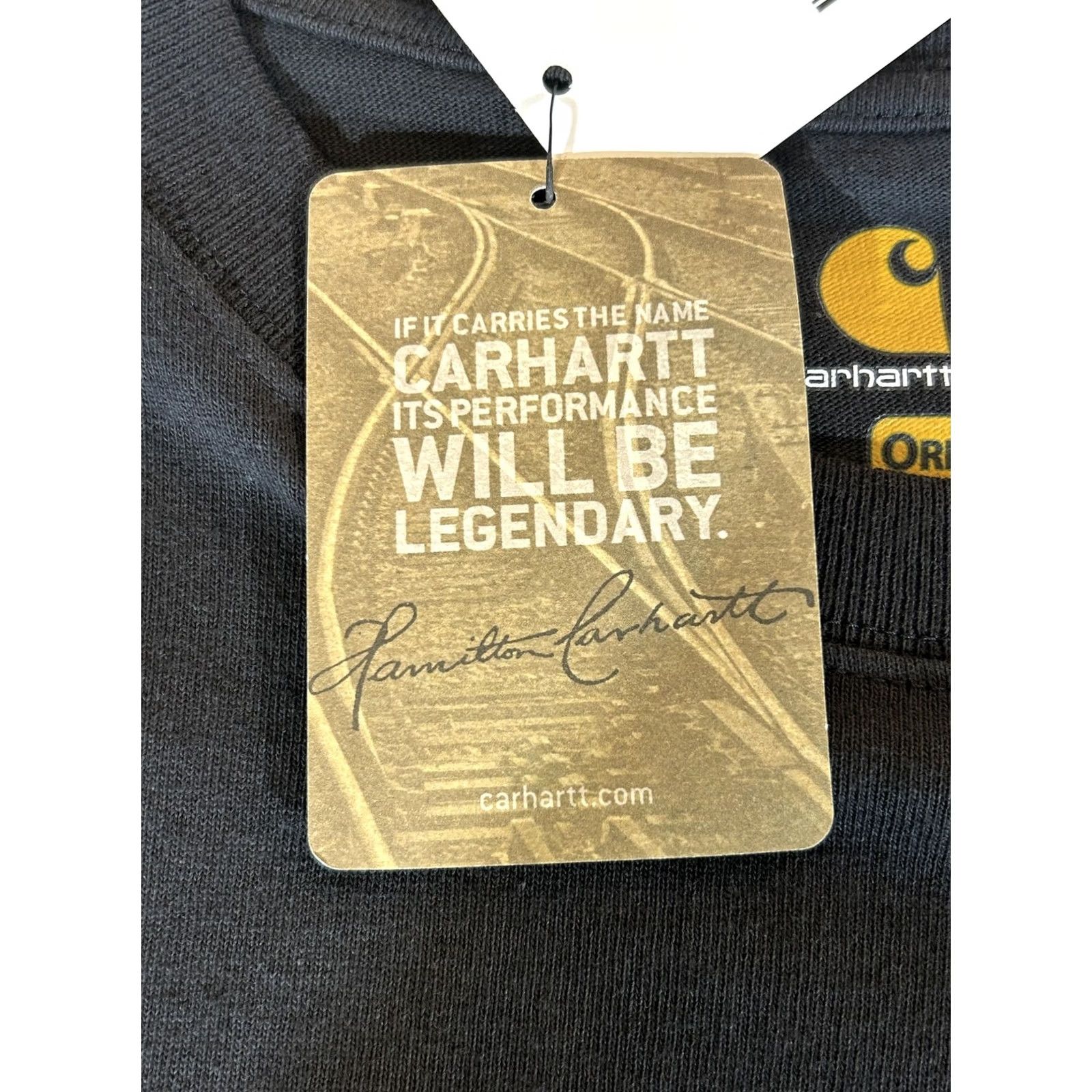 Carhartt Carhartt Mens K87 Shirt 3XL Black Short Sleeve Pocket Original Fit Workwear Crew Neck (Jersey) Mens Size US XXL / EU 58 / 5 - 5 Thumbnail
