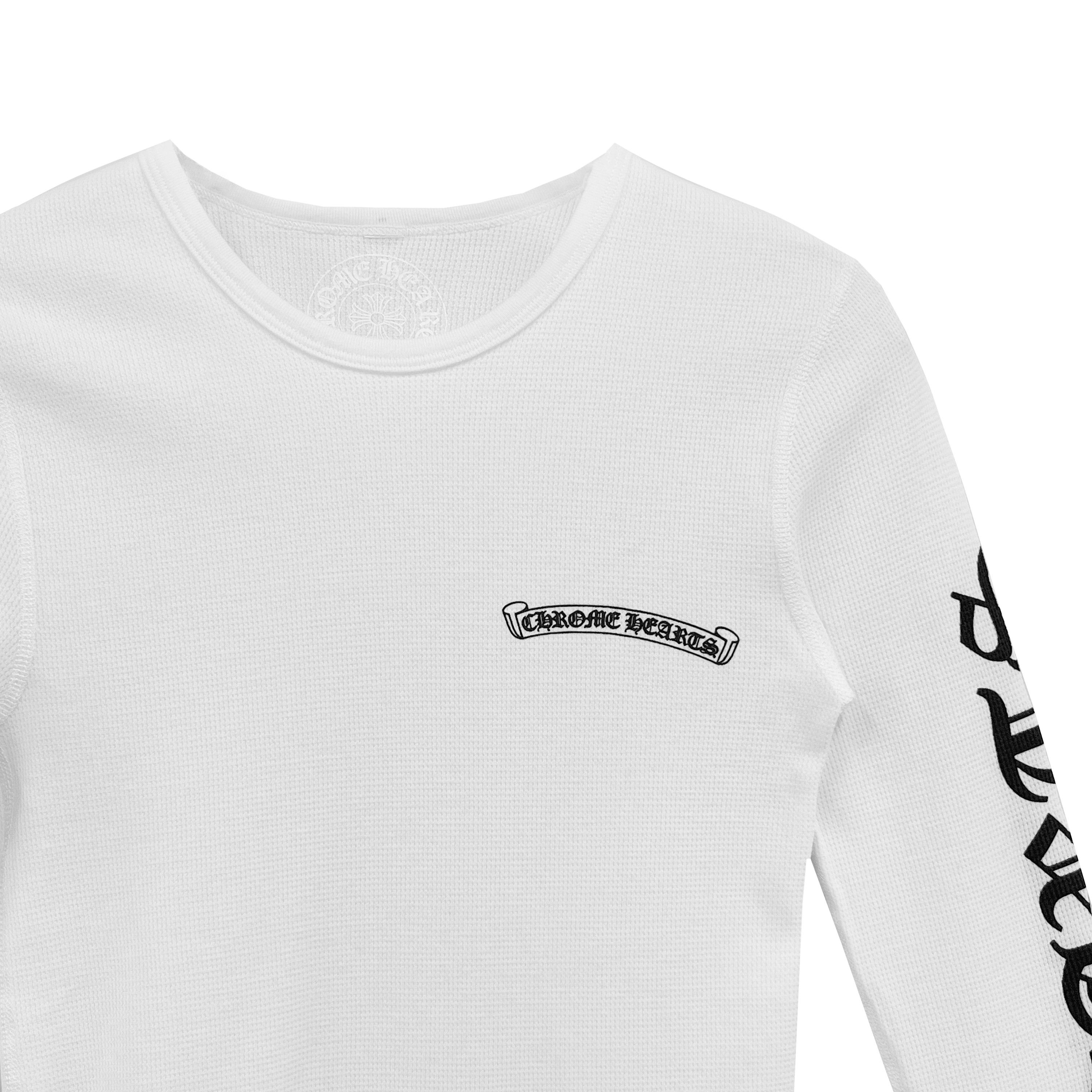 Chrome Hearts Chrome Hearts Scroll Logo Sleeve Waffle Thermal Shirt Size XS / US 0-2 / IT 36-38 - 3 Thumbnail