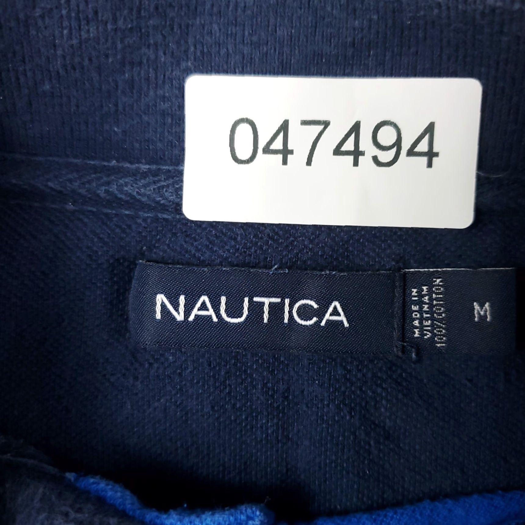 Nautica Nautica Polo Shirt Mens Size Medium Blue Striped Short Sleeve Casual Button-Front Regular Fit Shirt Mens Size US M / EU 48-50 / 2 - 6 Thumbnail