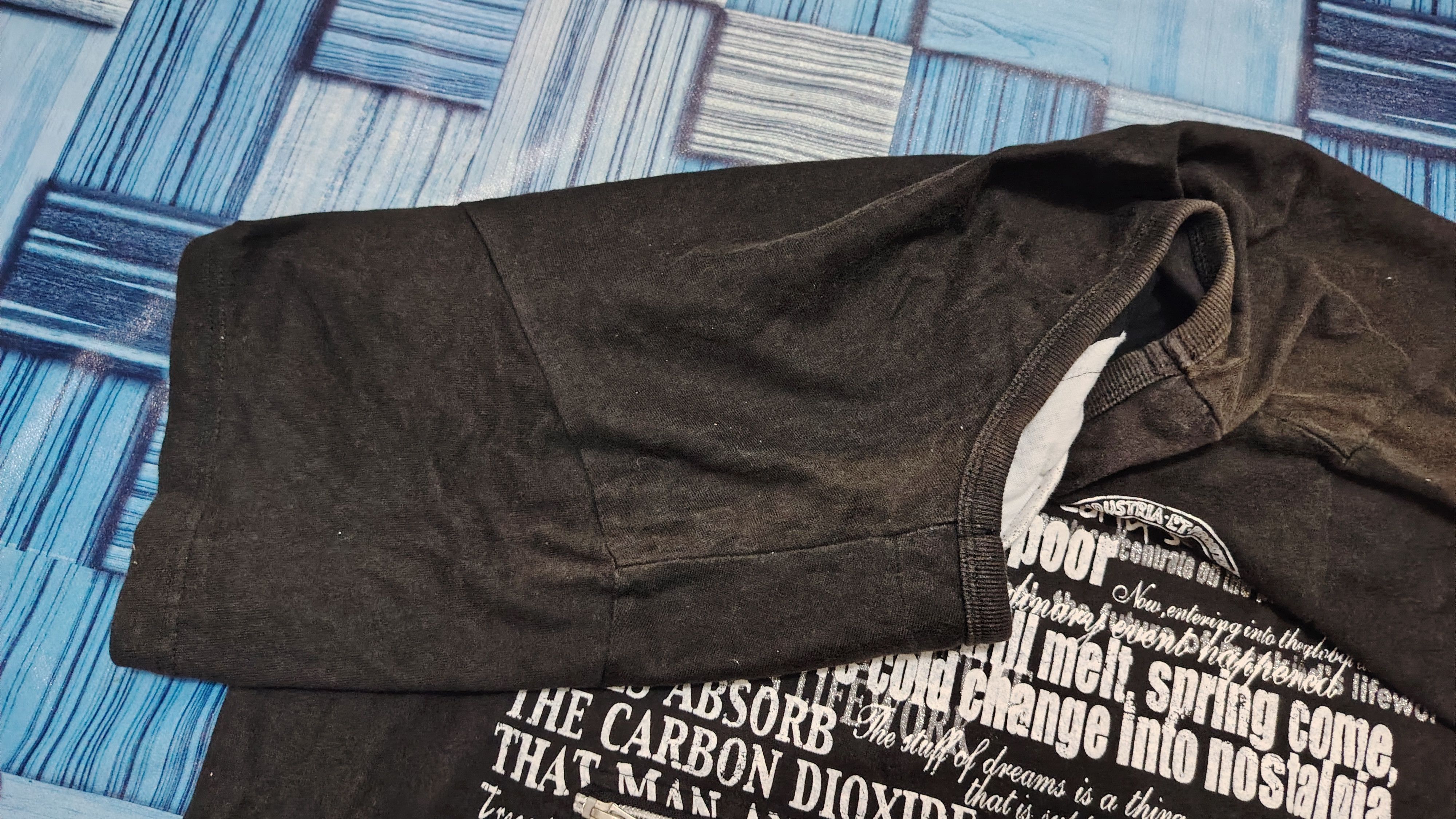 14th Addiction Collins Punk rock style avant garde t shirt zipper Size US M / EU 48-50 / 2 - 9 Thumbnail
