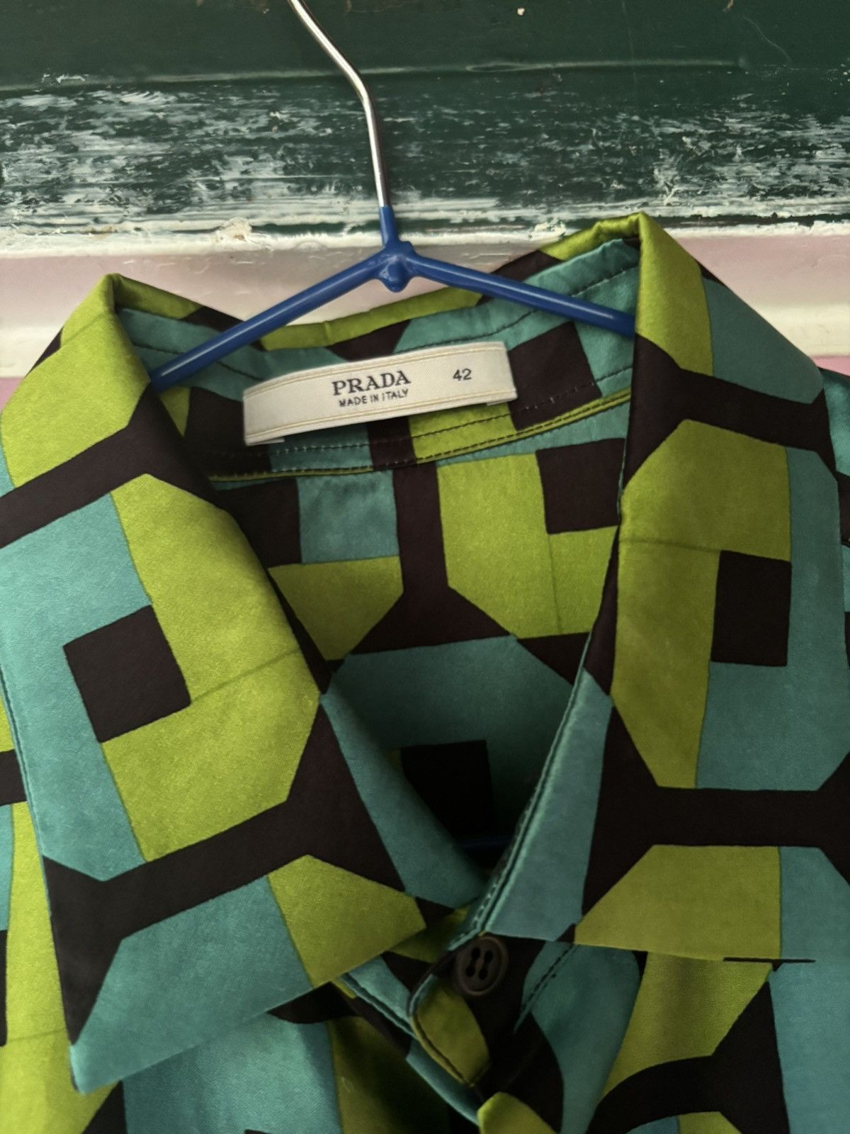 Prada Prada x Holliday & Brown a/w03 silk shirt Size M / US 6-8 / IT 42-44 - 2 Thumbnail
