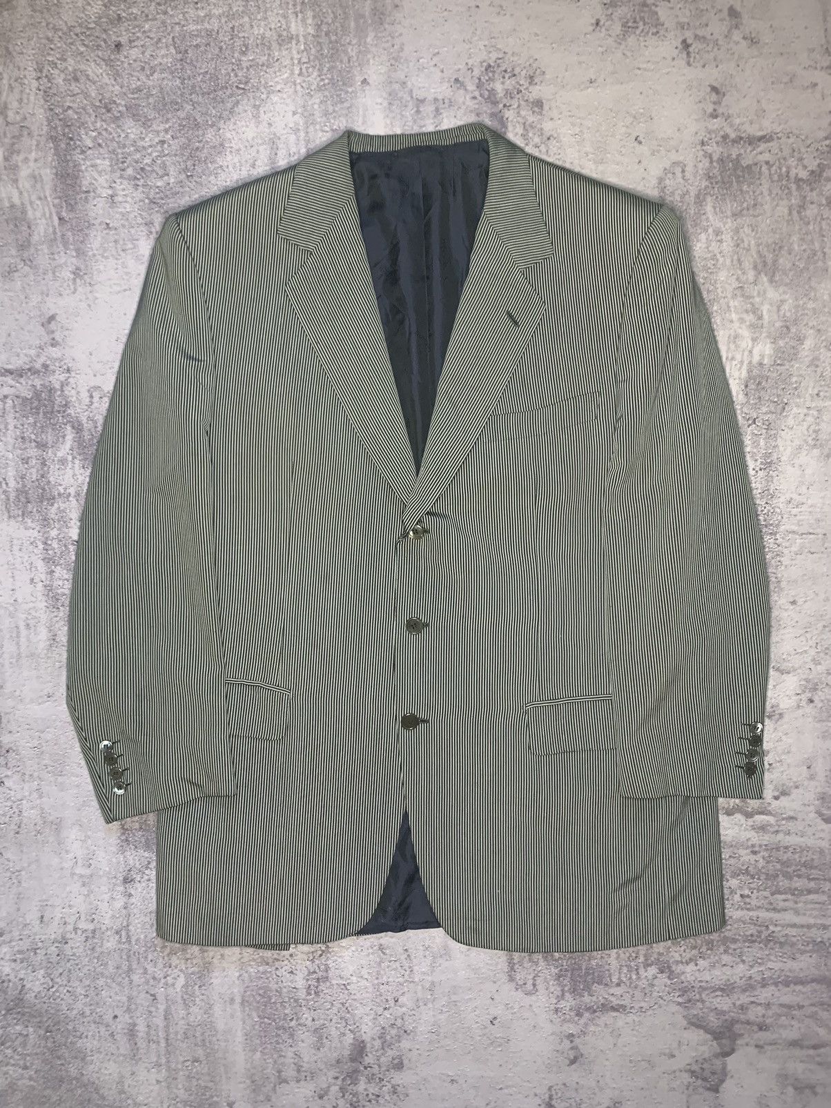 Brioni Brioni Silk Stripped Blazer Size 54R - 1 Thumbnail