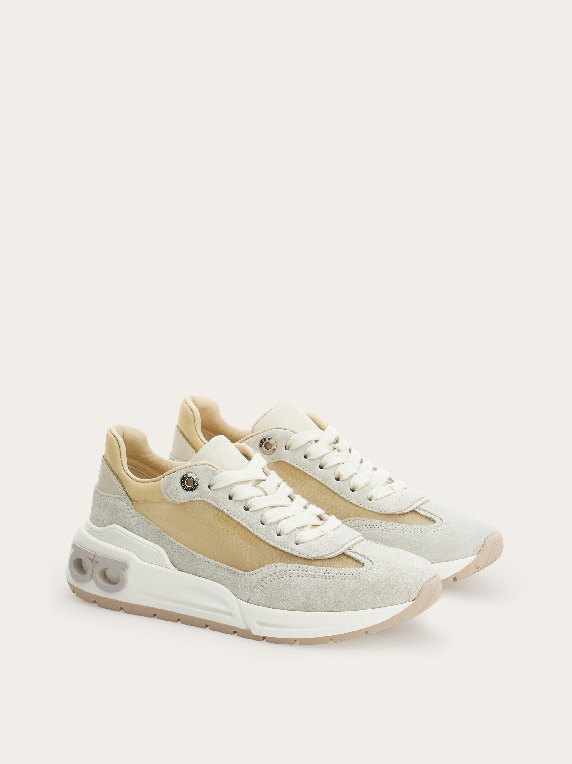 Salvatore Ferragamo o1s1rm0924 Gancini Low-Top Sneakers in Multicolor Size US 9.5 / IT 39.5 - 3 Thumbnail