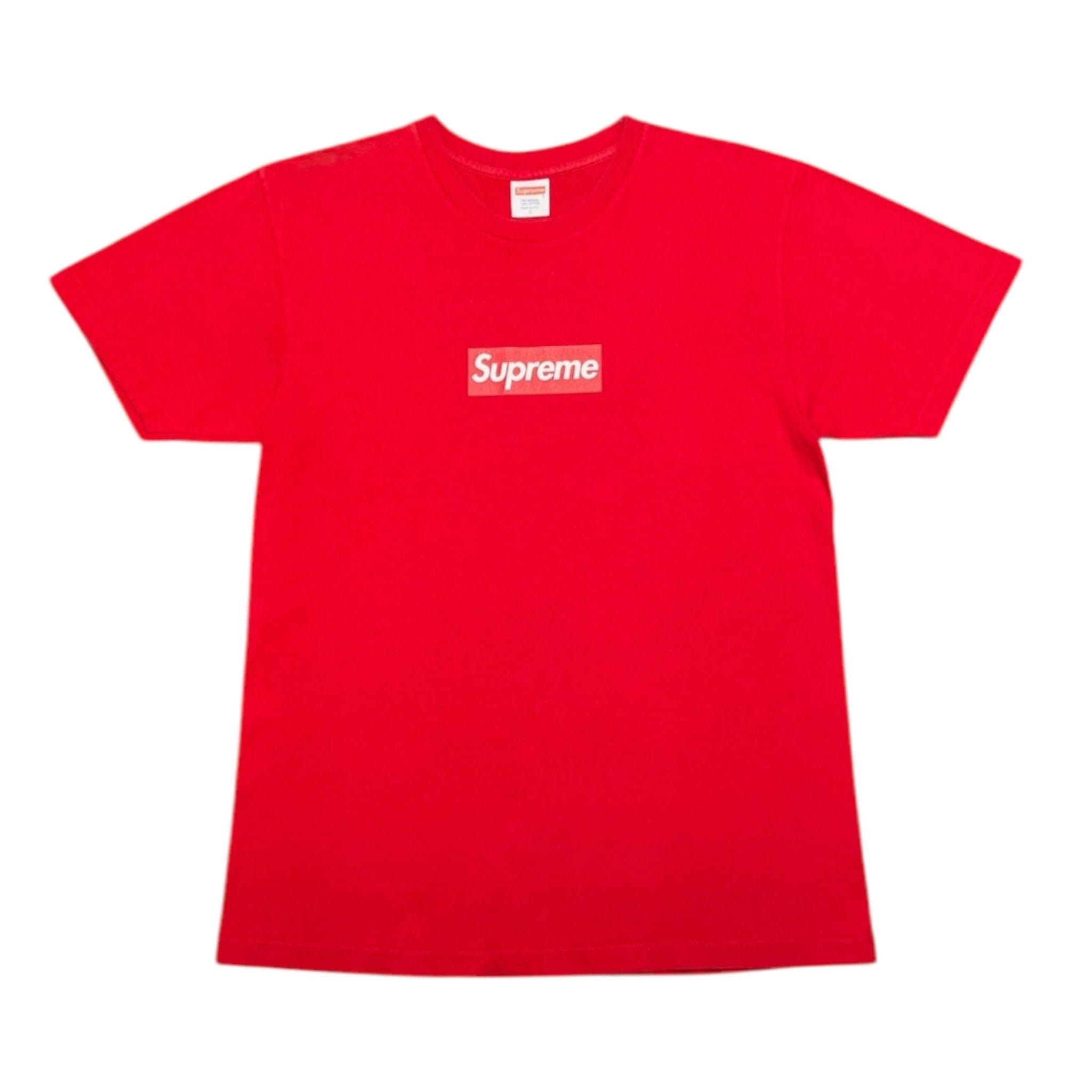 Supreme FW19 Supreme Bandana Box Logo Tee Red L 2019 | Grailed