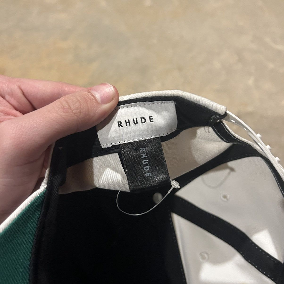 Designer × Rhude Rhude RSC Embroidered Logo Trucker Hat Designer Rare Size ONE SIZE - 6 Thumbnail