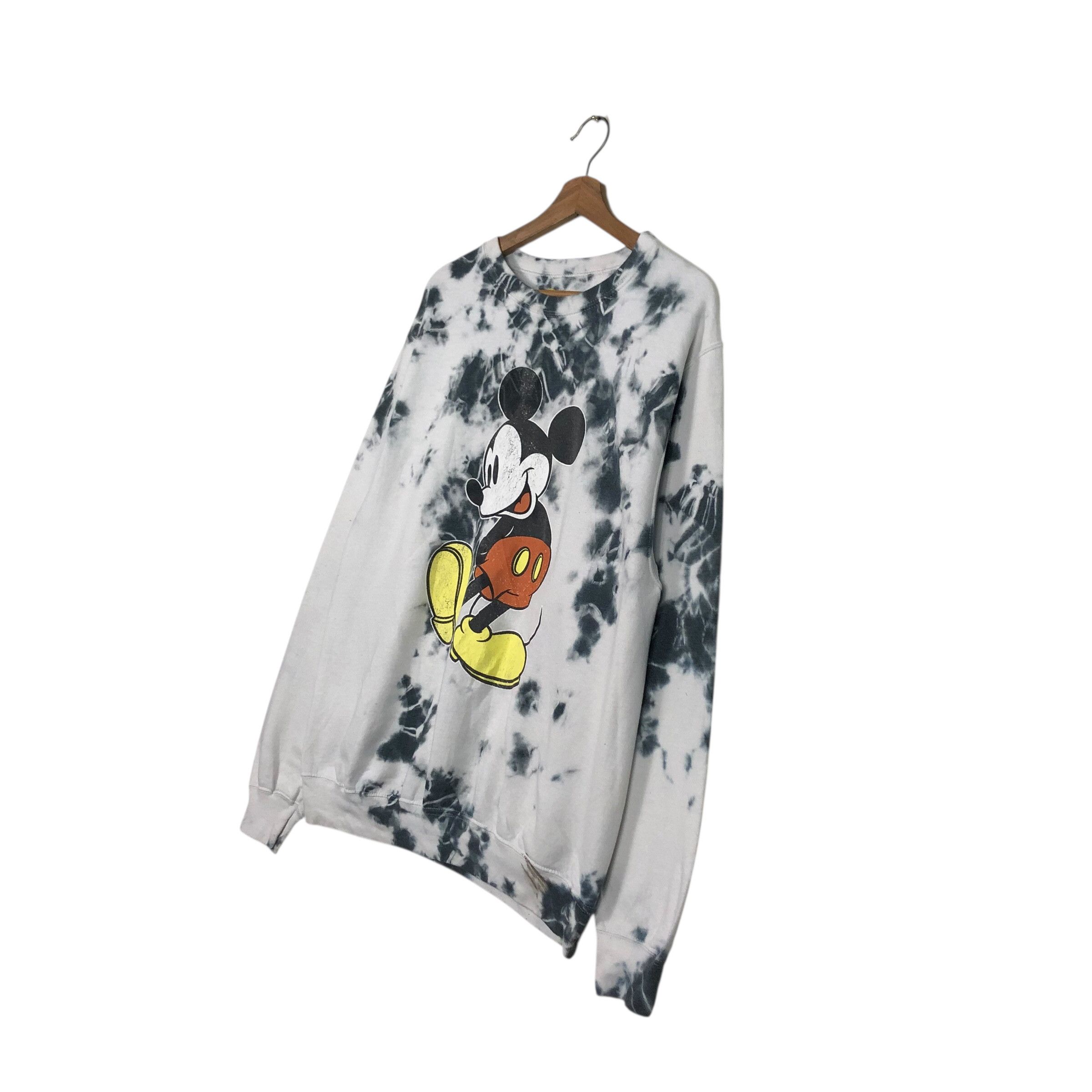 Japanese Brand 📌Vintage Sweatshirt Disney Mickey Mouse Acid Wash Big Logo Size US M / EU 48-50 / 2 - 3 Thumbnail