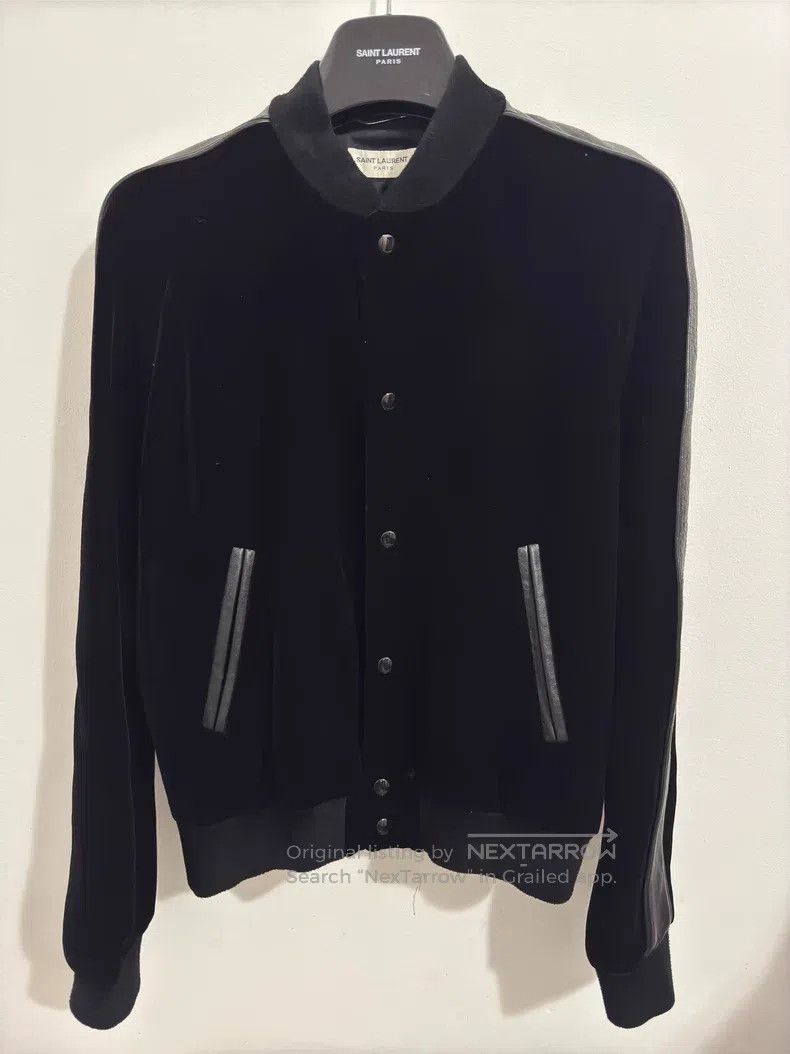 Saint Laurent Paris Saint Laurent Paris Skull and Heart Plaid Velvet Baseball Size US S / EU 44-46 / 1 - 1 Thumbnail