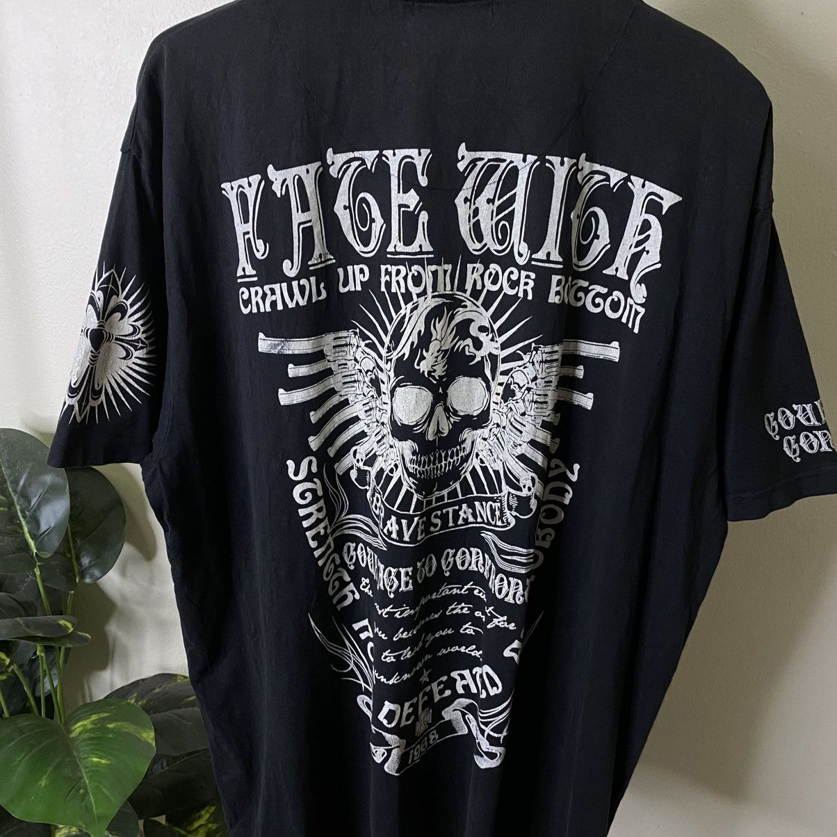 If Six Was Nine Timestep Seditionaries Skulls Cyber Gothic Punk Grunge Tee Size US XXL / EU 58 / 5 - 2 Thumbnail