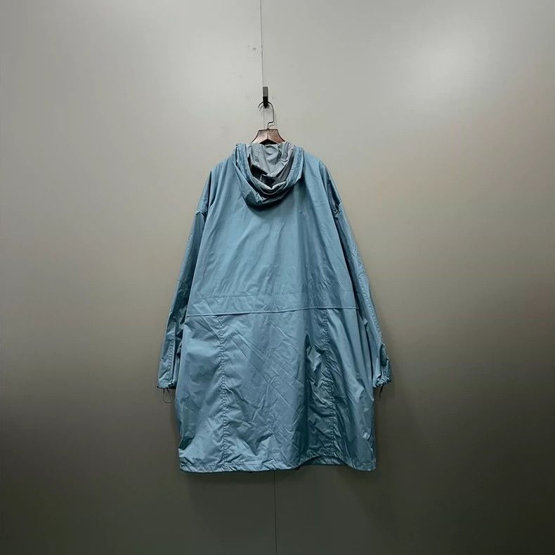 Prada Prada Blue nylon hooded long coat 2502-Nextarrow Size US XXL / EU 58 / 5 - 2 Thumbnail