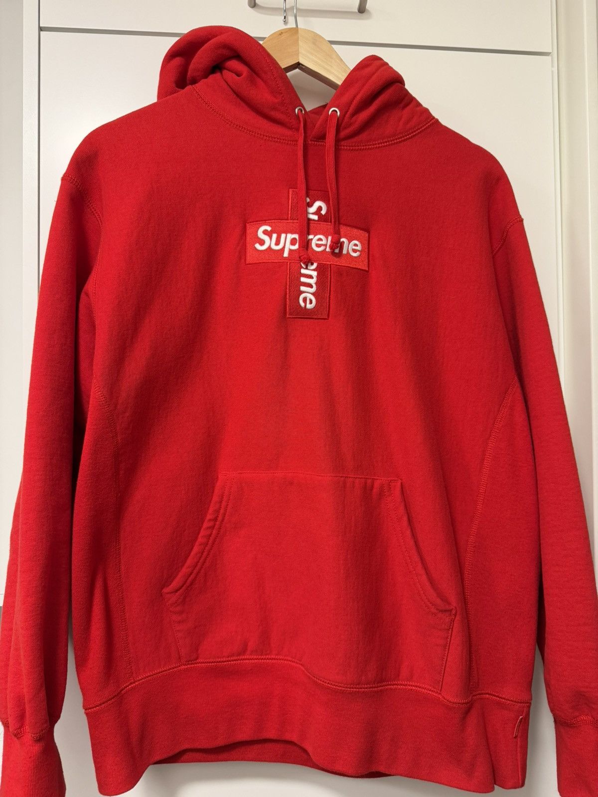 Supreme RED SUPREME CROSS BOX LOGO FW20 Size US S / EU 44-46 / 1 - 1 Thumbnail