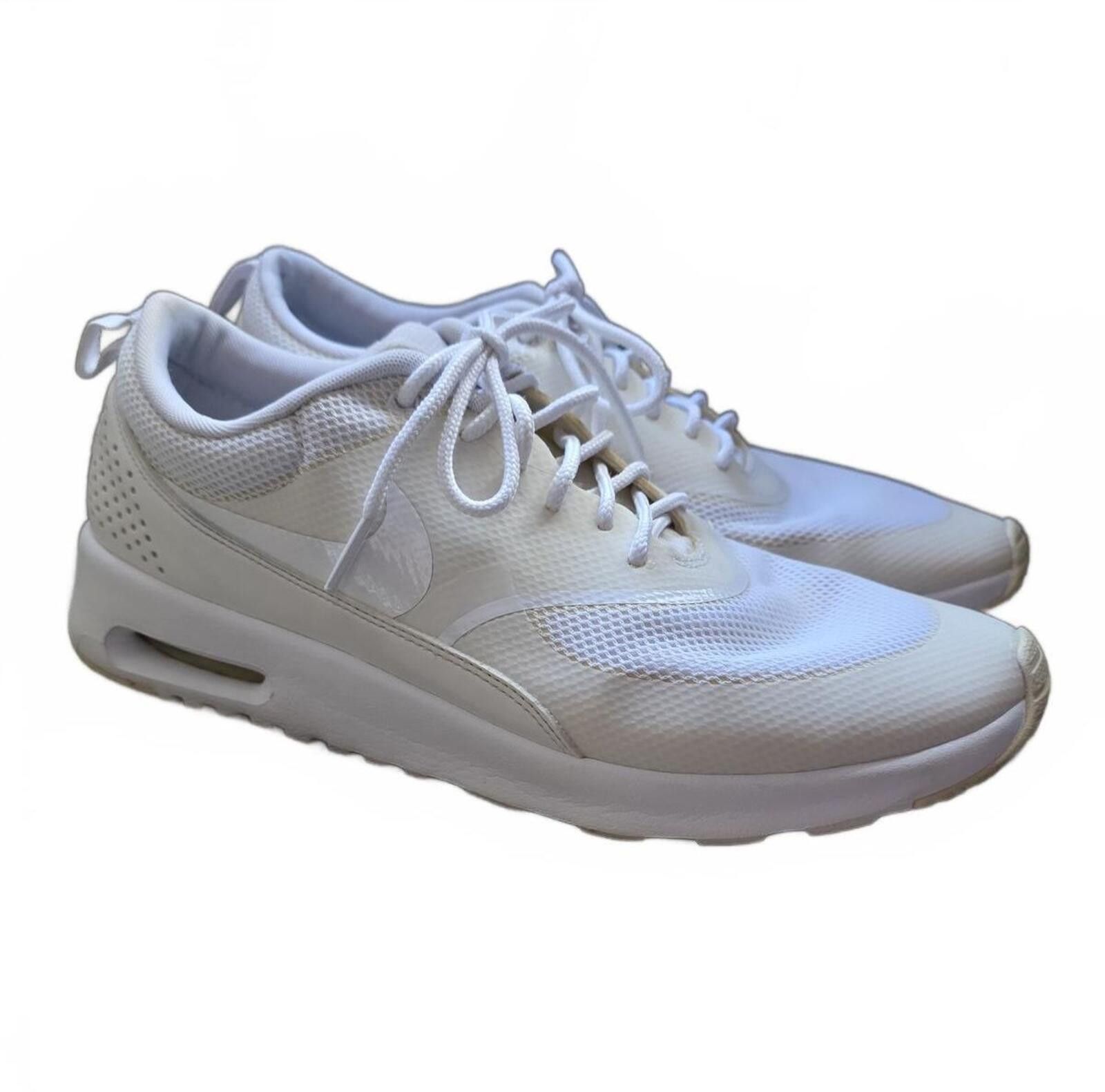 Nike Nike Air Max Thea Triple White Running Shoes Size 9.5 US Size US 9.5 / IT 39.5 - 2 Thumbnail