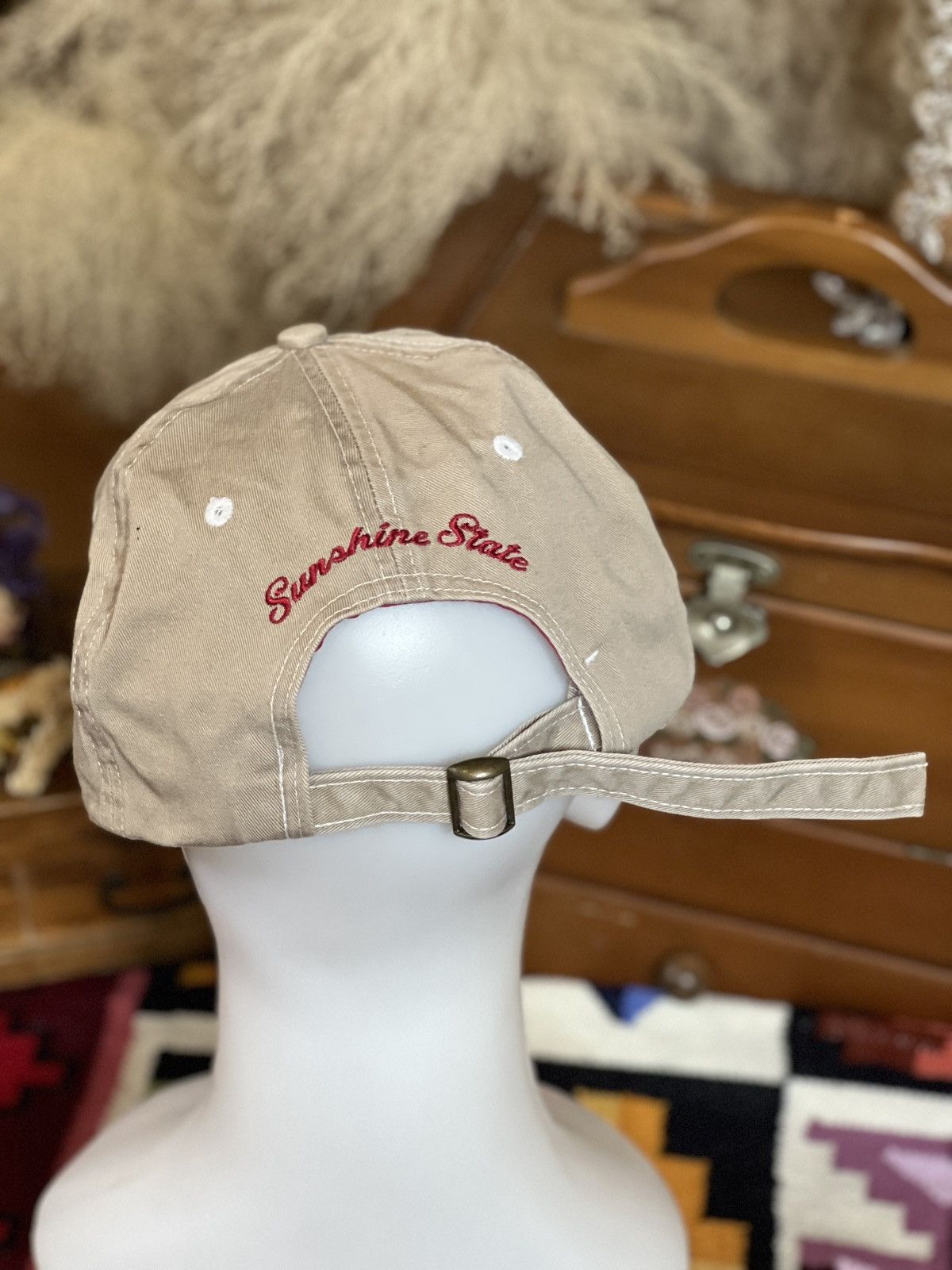 Falcone × Japanese Brand Falcon Brown Cap FL EMBROIDERED CAP Vintage Cap size 56-59cm Size ONE SIZE - 5 Thumbnail