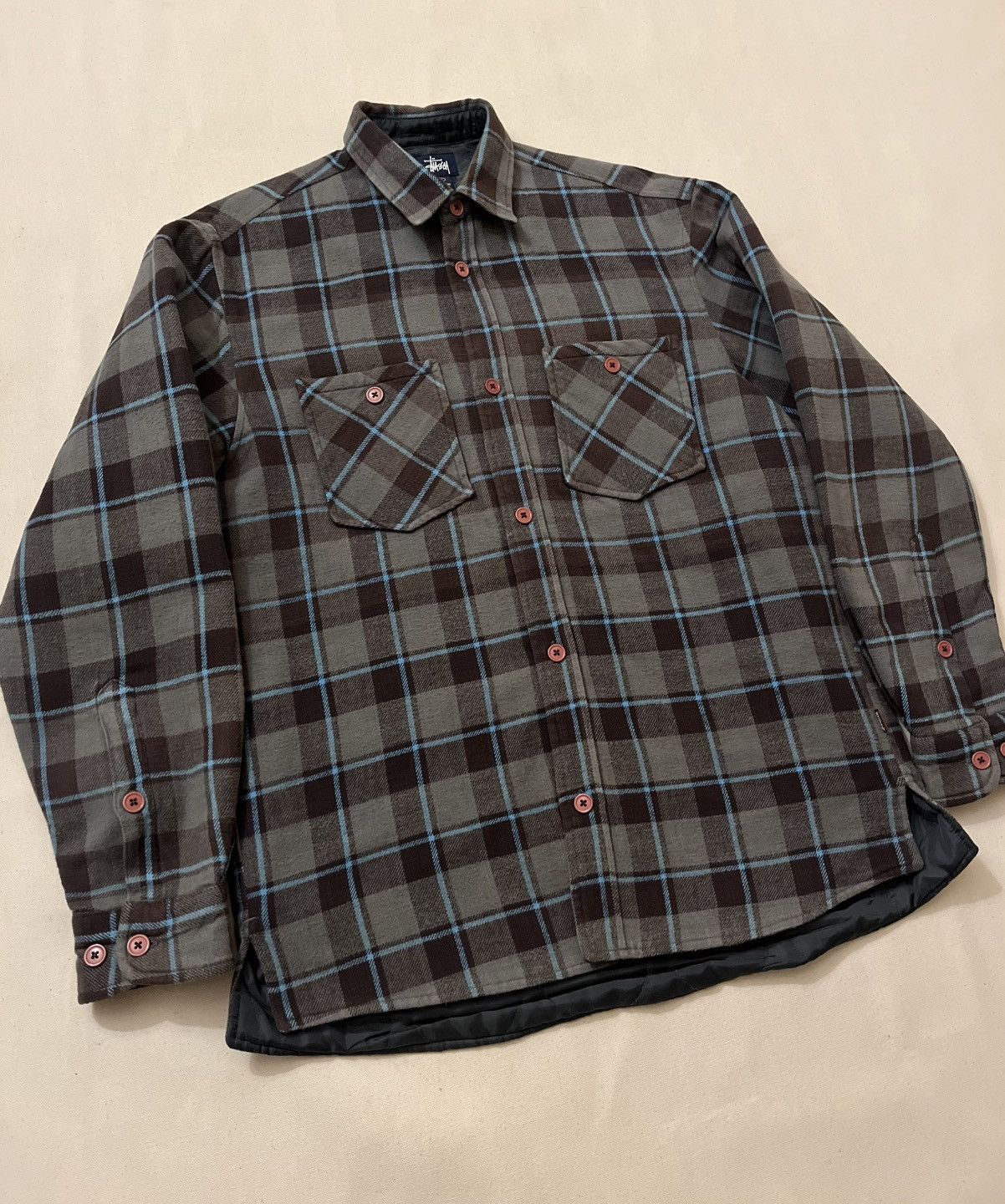 Stussy 90s Stussy Check Jacket Size US M / EU 48-50 / 2 - 3 Thumbnail