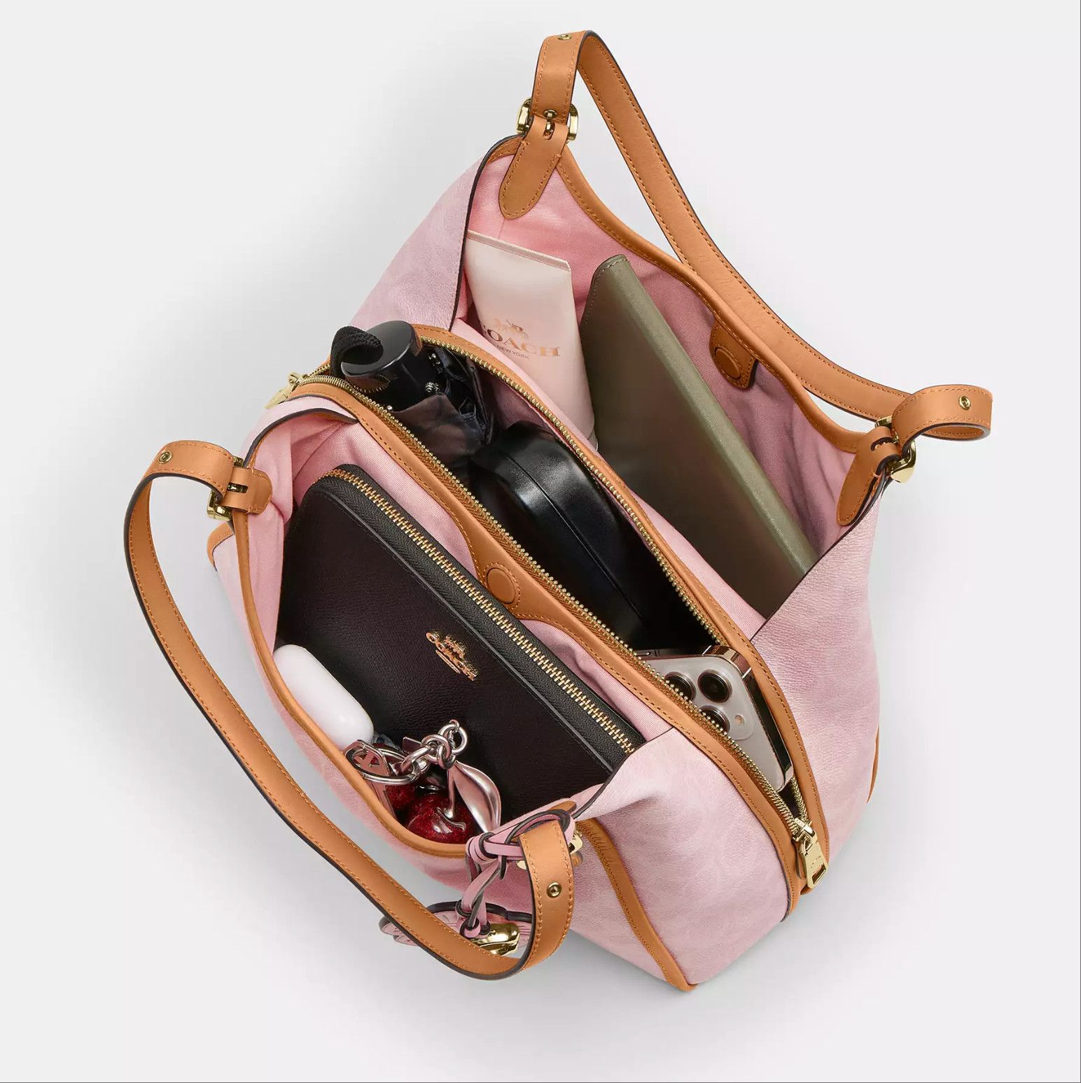 Coach Erin Shoulder Bag In Signature Canvas With Charms CEL13 Size ONE SIZE - 14 Thumbnail