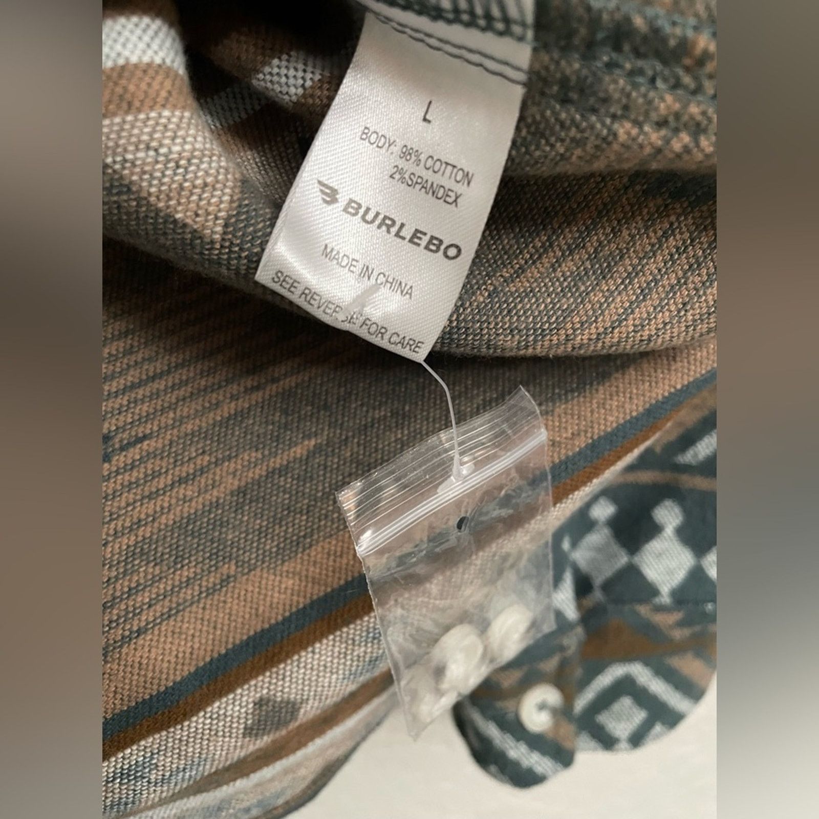 Other Burlebo Heavyweight Flannel Whitetail Aztec Olive Men L Size US L / EU 52-54 / 3 - 5 Thumbnail