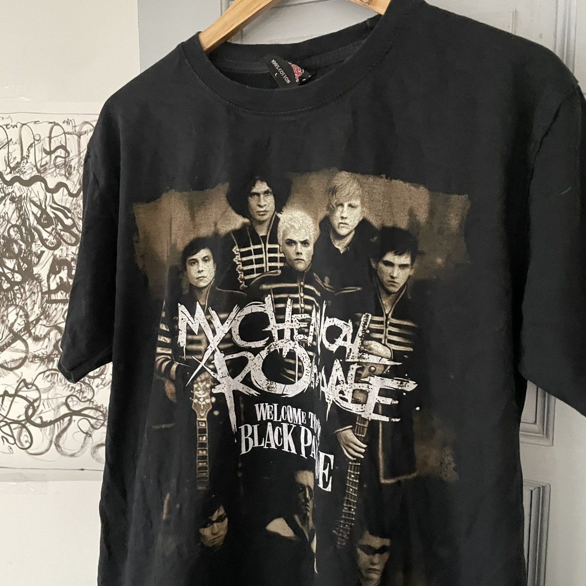 Band Tees × Vintage My Chemical Romance 00’s Emo Punk Band Photo Print T-shirt Size US L / EU 52-54 / 3 - 5 Thumbnail