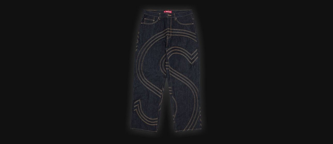 Supreme Supreme Bandana Jacquard Baggy Jean | Grailed