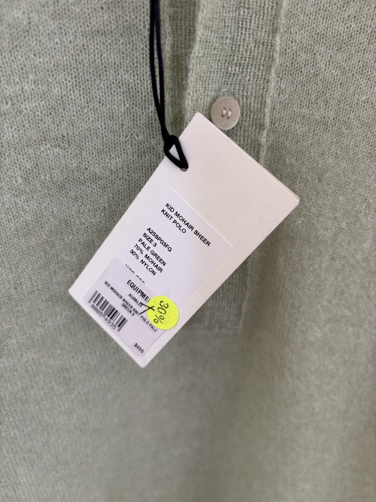 Auralee Auralee Kid Mohair Sheer Knit Polo Size US M / EU 48-50 / 2 - 7 Thumbnail