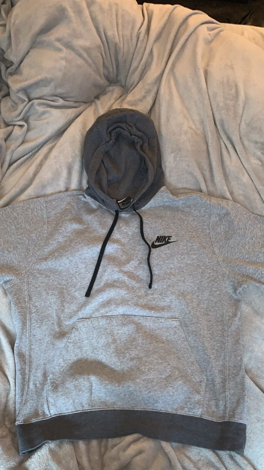 Nike Nike hoodie ( grey & black ) Size US S / EU 44-46 / 1 - 1 Thumbnail