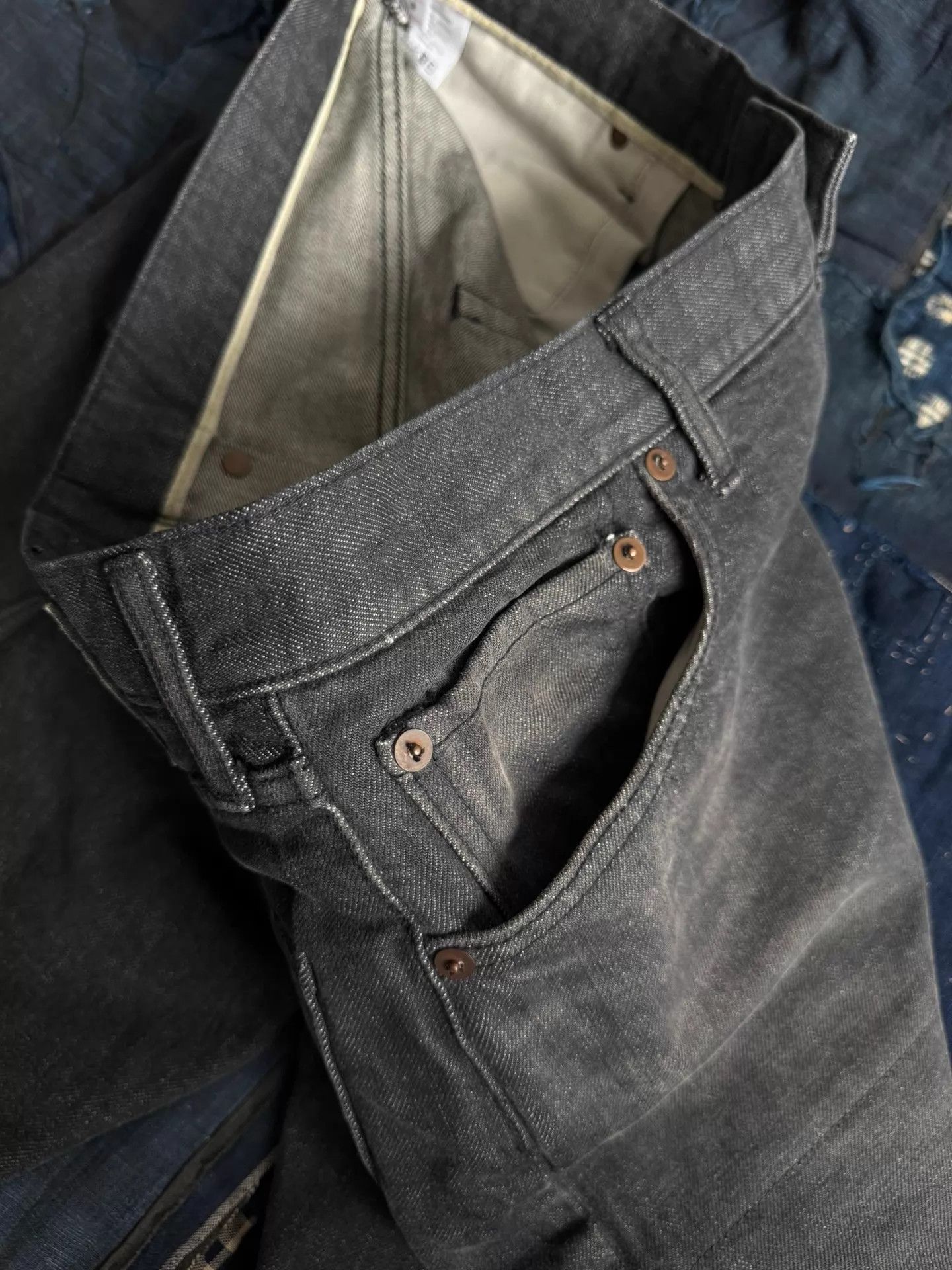 Visvim VISVIM 23 JOURNEYMAN TACKED DMGD SPOT Jeans Washed Black 3 Size US 34 / EU 50 - 6 Thumbnail