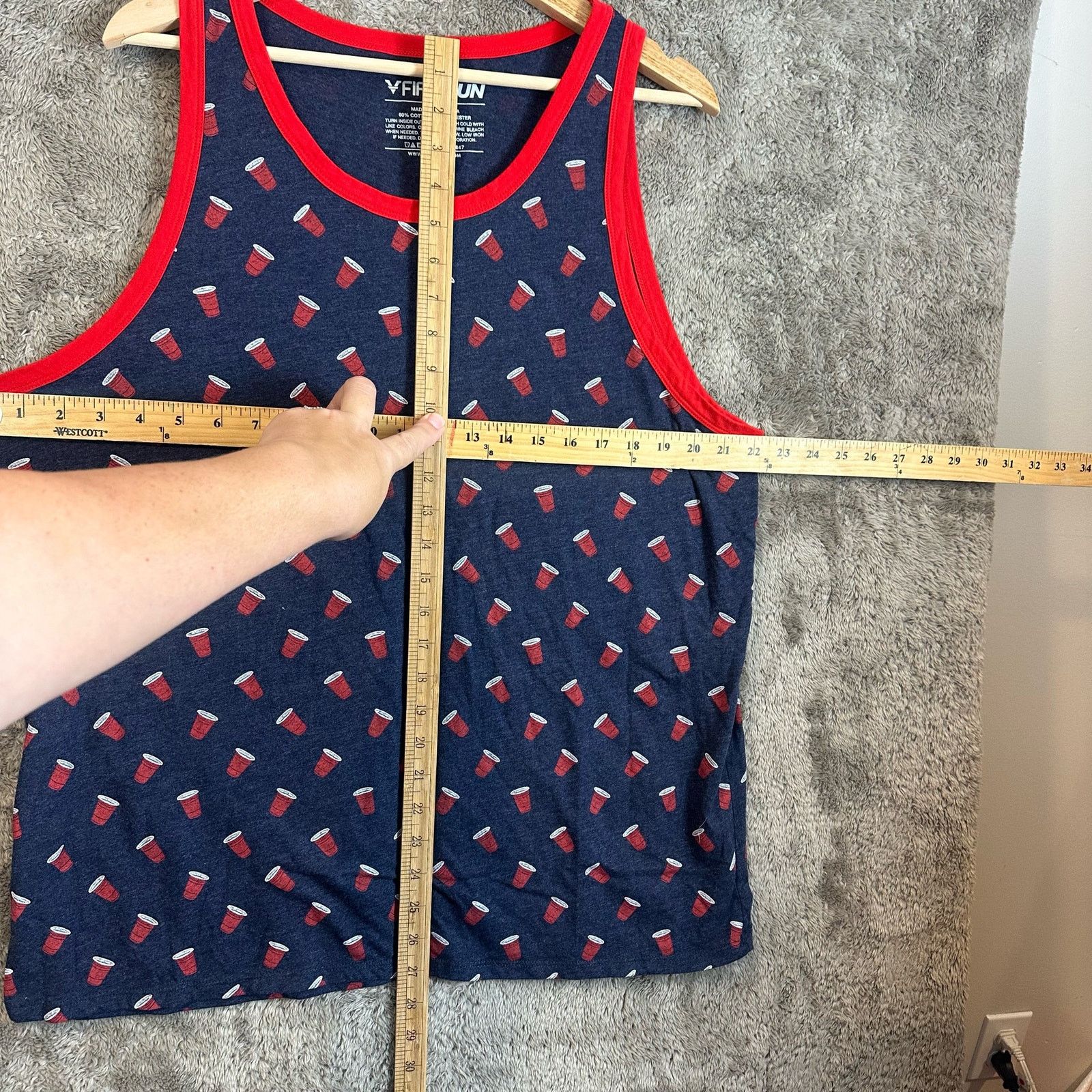 Other Mens Tank Top Solo Cup Party Beer Pong Flip Cup Beirut XL Size US XL / EU 56 / 4 - 4 Thumbnail