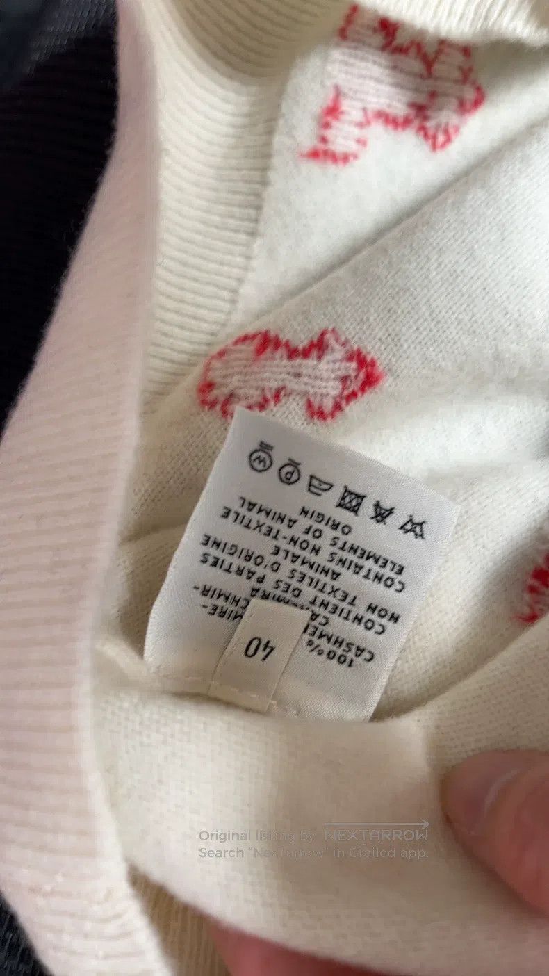 Other Hermes Fringed embroidered cashmere sweater Size XS / US 0-2 / IT 36-38 - 4 Thumbnail