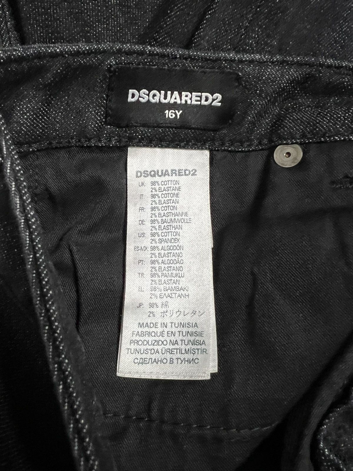 Dsquared2 Dsquared2 womens black jeans denim s Size 27" / US 4 / IT 40 - 2 Thumbnail
